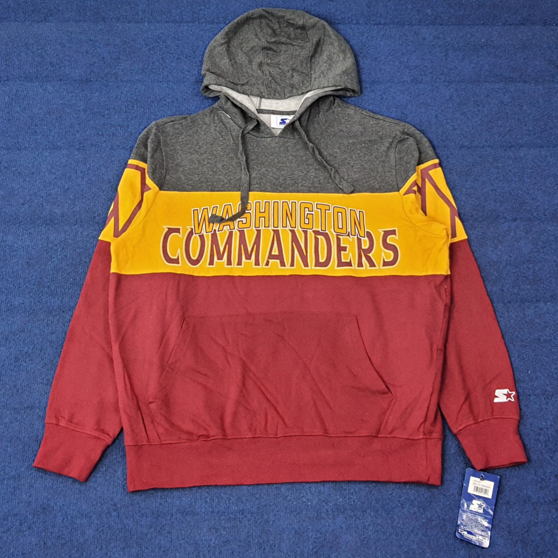 Starter Vintage Washington Commanders Dead Stock Hoodie C262N17 Size US XL / EU 56 / 4 - 1 Thumbnail