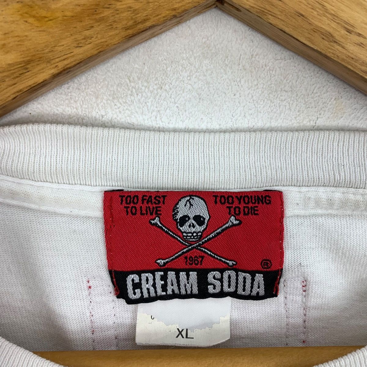 Japanese Brand × Vintage Vintage Y2K CREAM SODA south side cat street japanese tee Size US XL / EU 56 / 4 - 3 Thumbnail