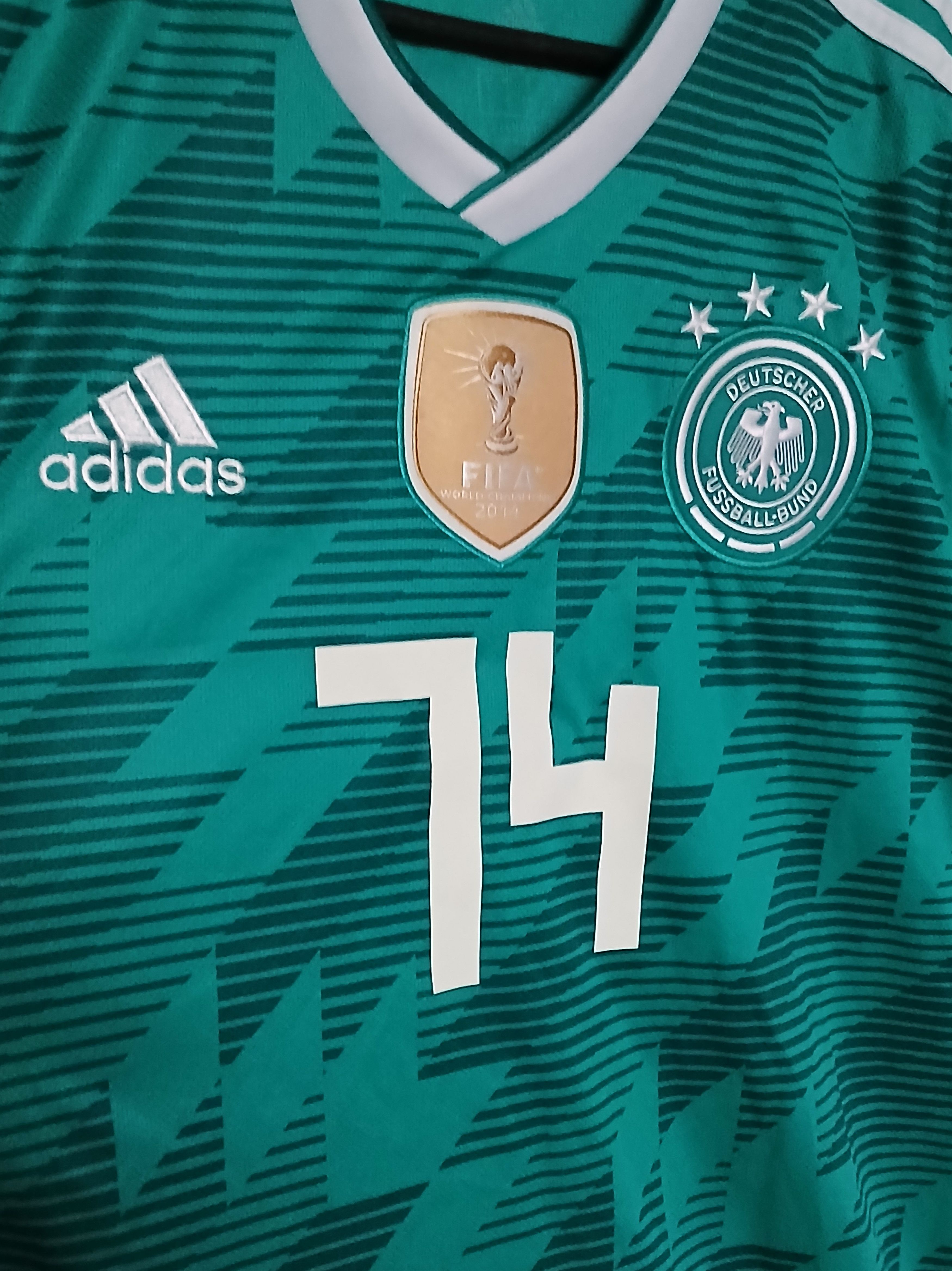 Adidas New Germany National Football Team 18/19 Away Jersey T-Shirt Size US L / EU 52-54 / 3 - 3 Thumbnail