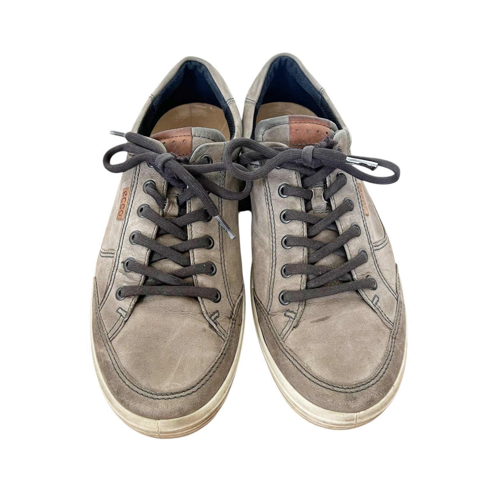 Ecco Ecco Brown Leather Sneakers Sz 10 Size US 10 / EU 43 - 2 Thumbnail