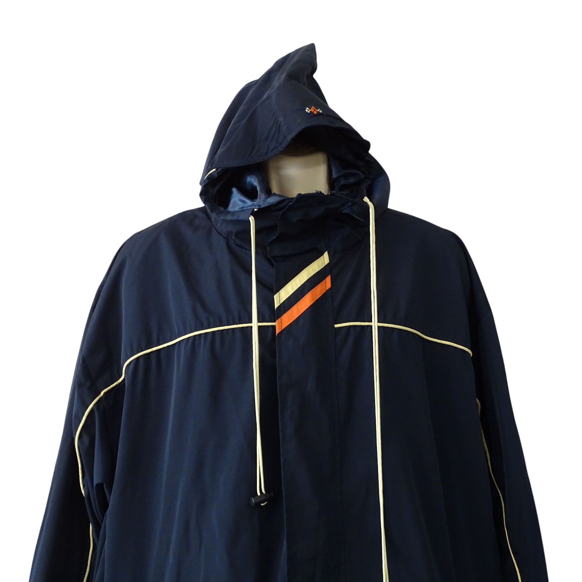 Other Vintage Russell Simmons Argyleculture Men Blue Hooded Jacket Size US XXL / EU 58 / 5 - 2 Thumbnail