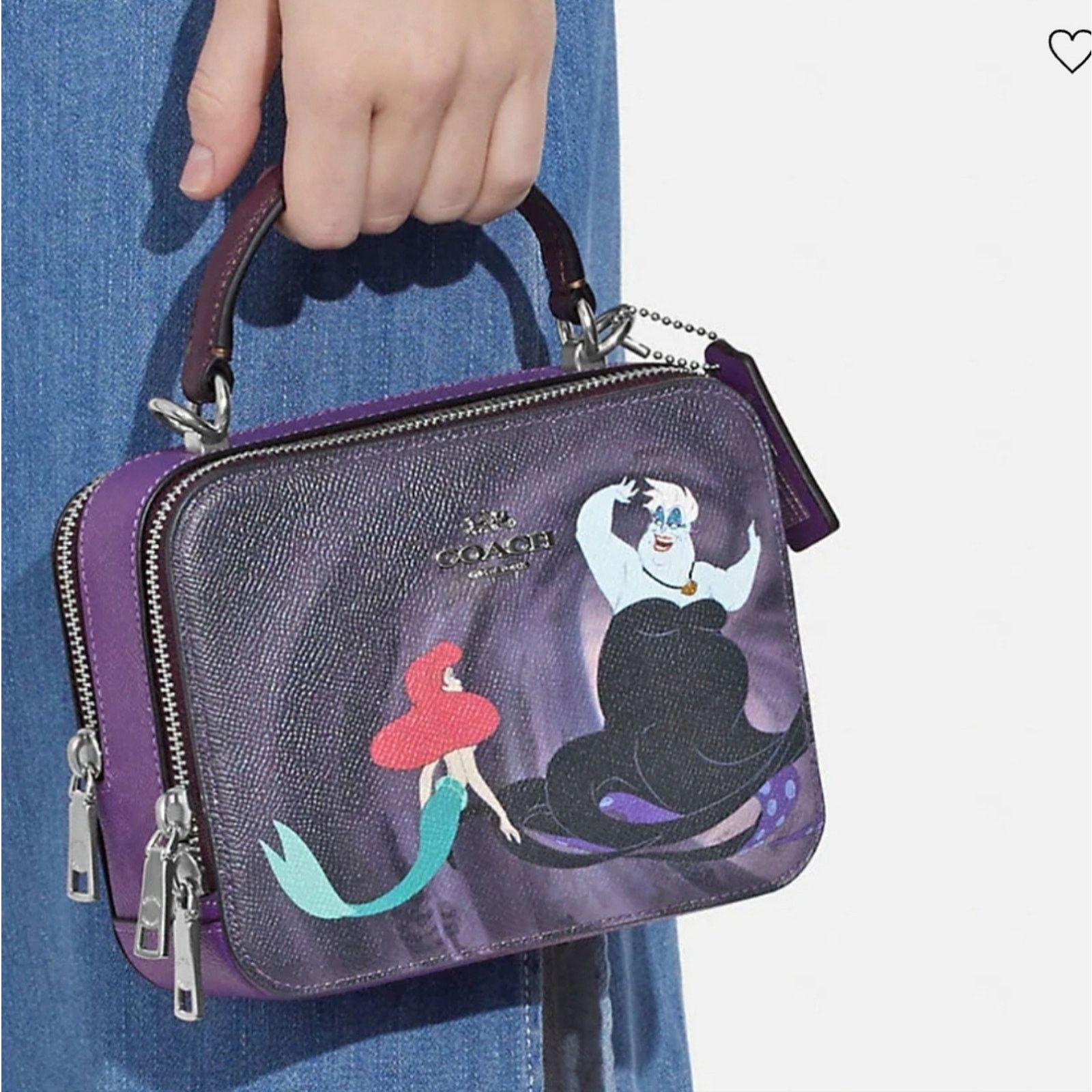 Coach Coach Disney Box Crossbody With Ursula Motif Size ONE SIZE - 13 Thumbnail