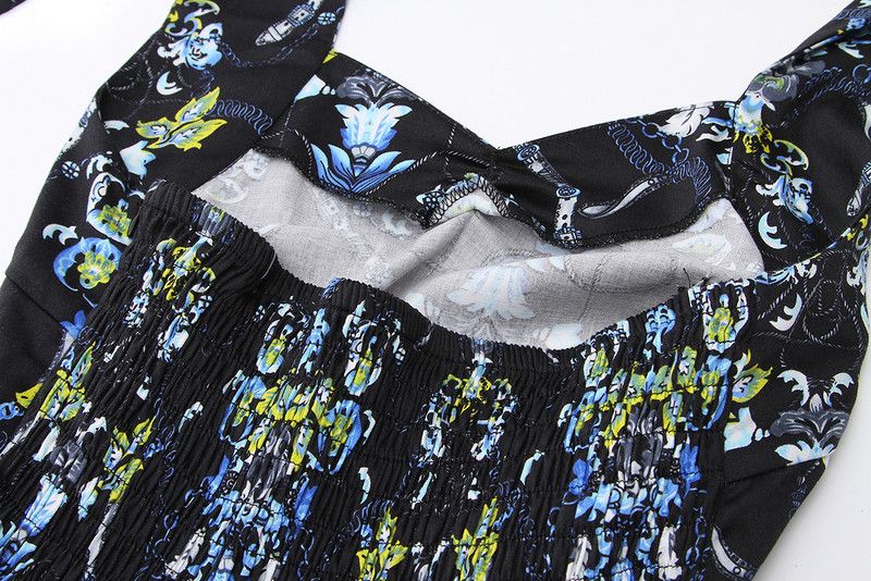 Other Floral Print Vintage Style Backless Dress Size XL / US 12-14 / IT 48-50 - 7 Thumbnail