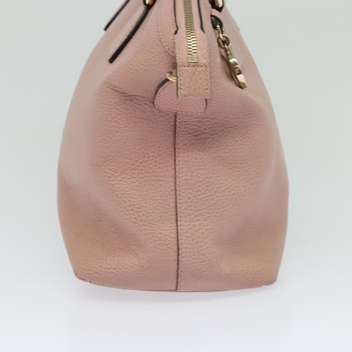 Gucci GUCCI Hand Bag Leather Outlet Pink Gold Size ONE SIZE - 4 Thumbnail