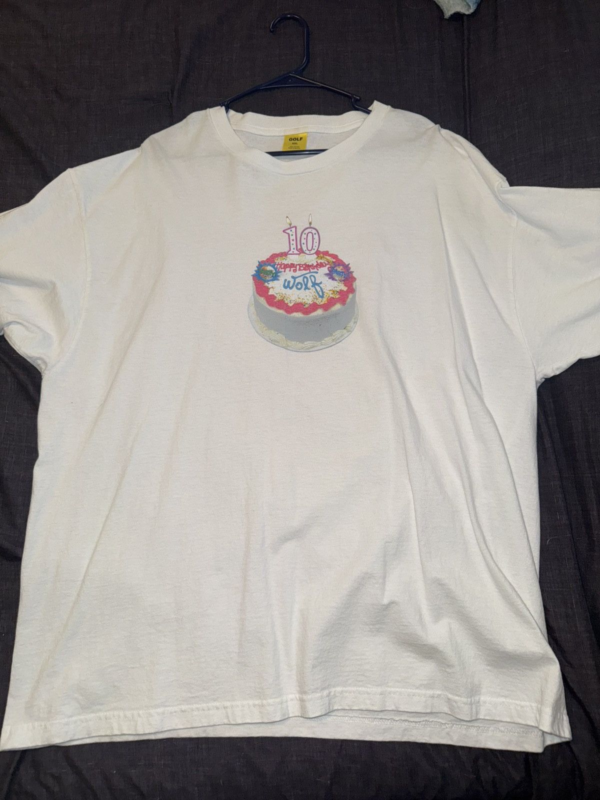 GOLF WANG WOLF 10 YEAR Tシャツ 半袖 White 送料込み Wolf 10 Anniversary 2023 - Items overview - Golf Wang Community