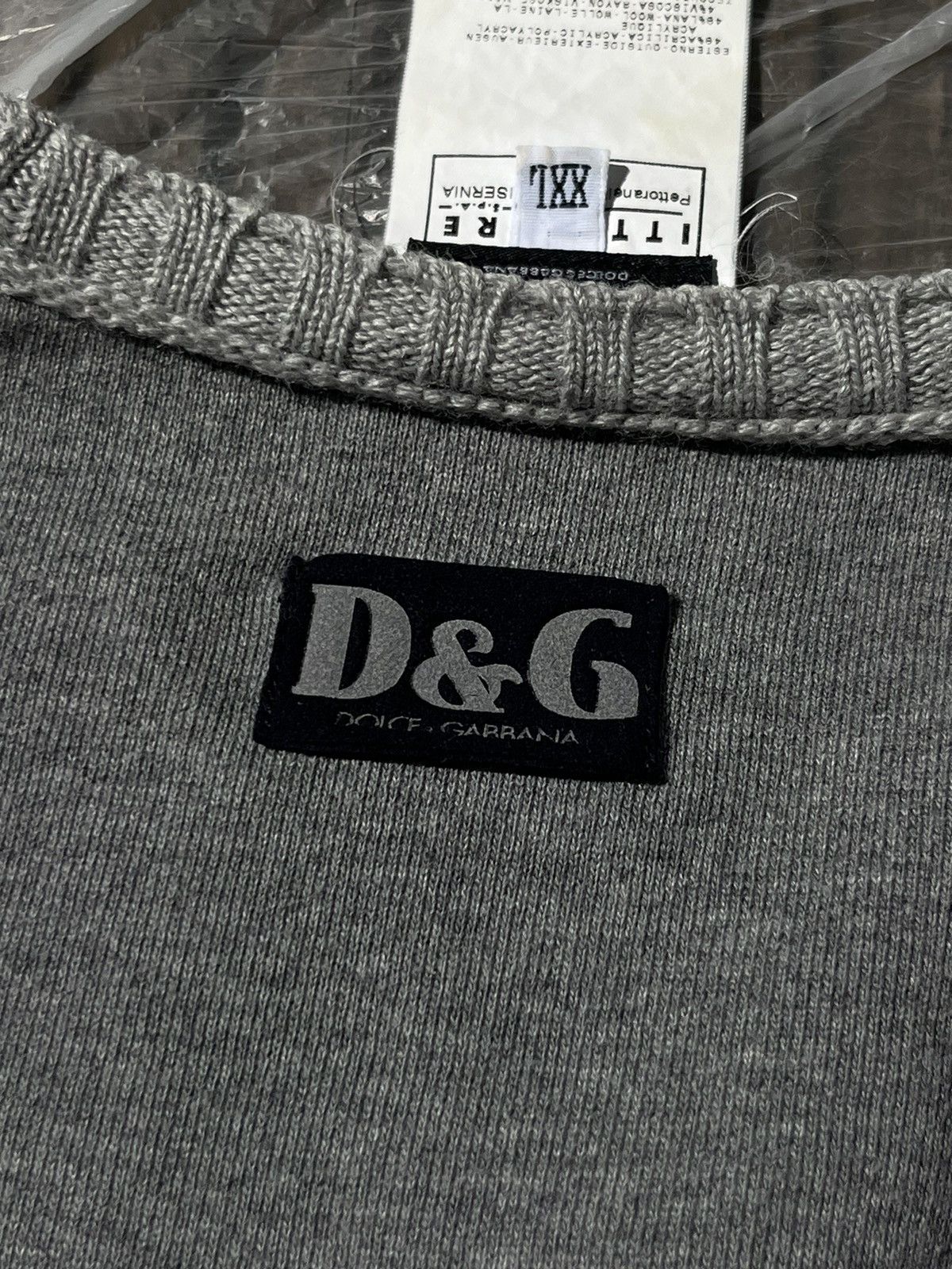 Dolce & Gabbana × Vintage Vintage D&G sweater Size US XXL / EU 58 / 5 - 4 Thumbnail