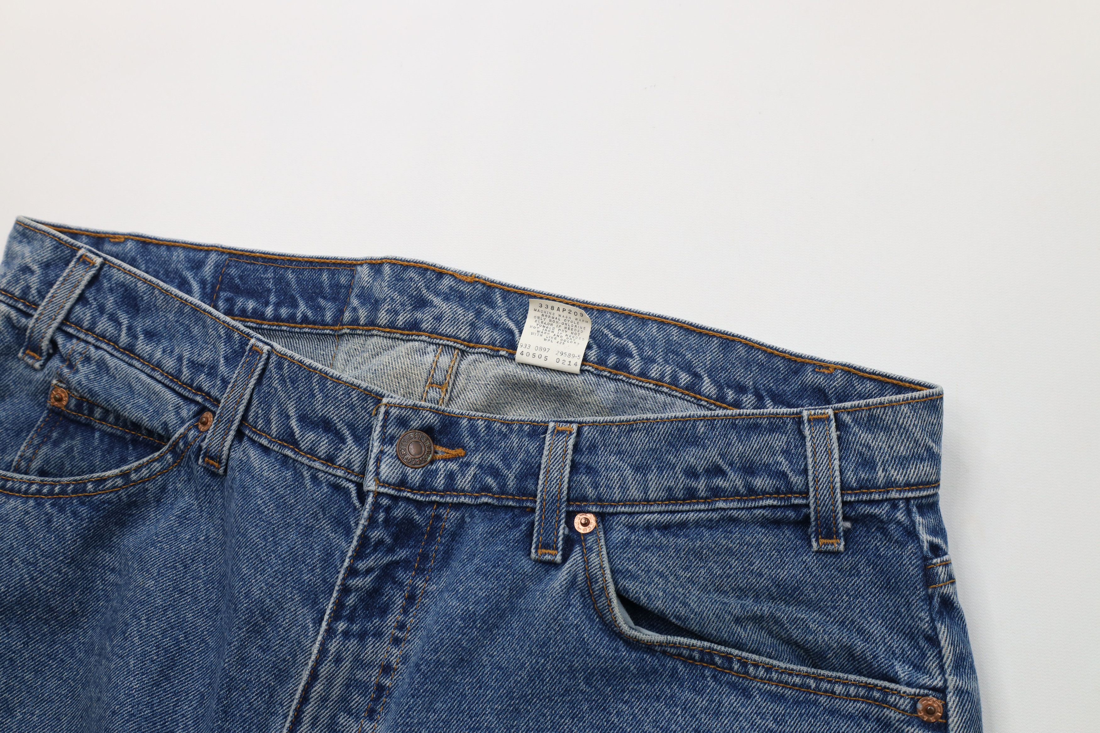Levi's Vintage 90s Levis 505 Orange Tab Regular Straight Leg Jeans Size US 38 / EU 54 - 8 Thumbnail