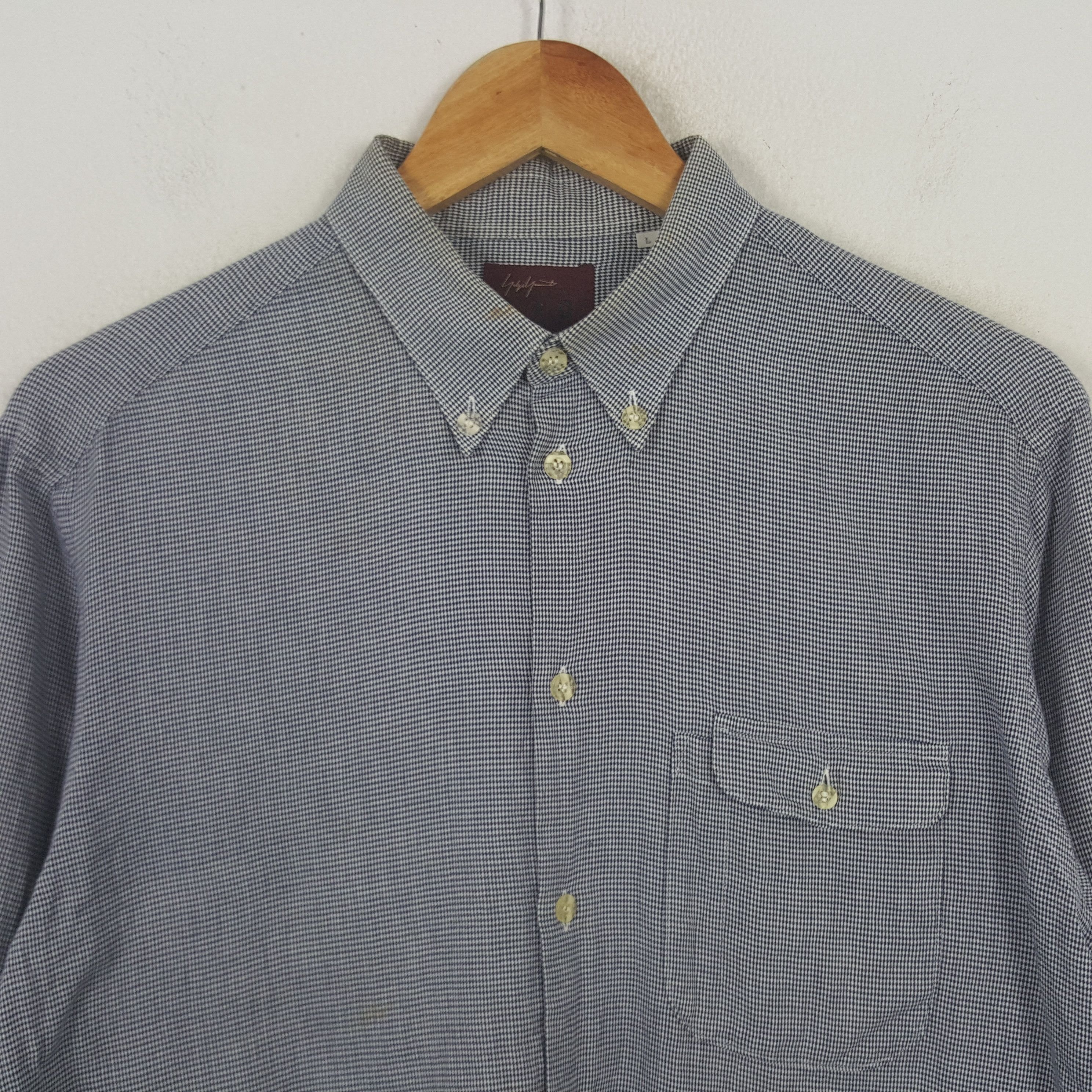 Yohji Yamamoto Vintage A.A.R by Yohji Yamamoto Shirt Button Up RR14 Size US L / EU 52-54 / 3 - 2 Thumbnail