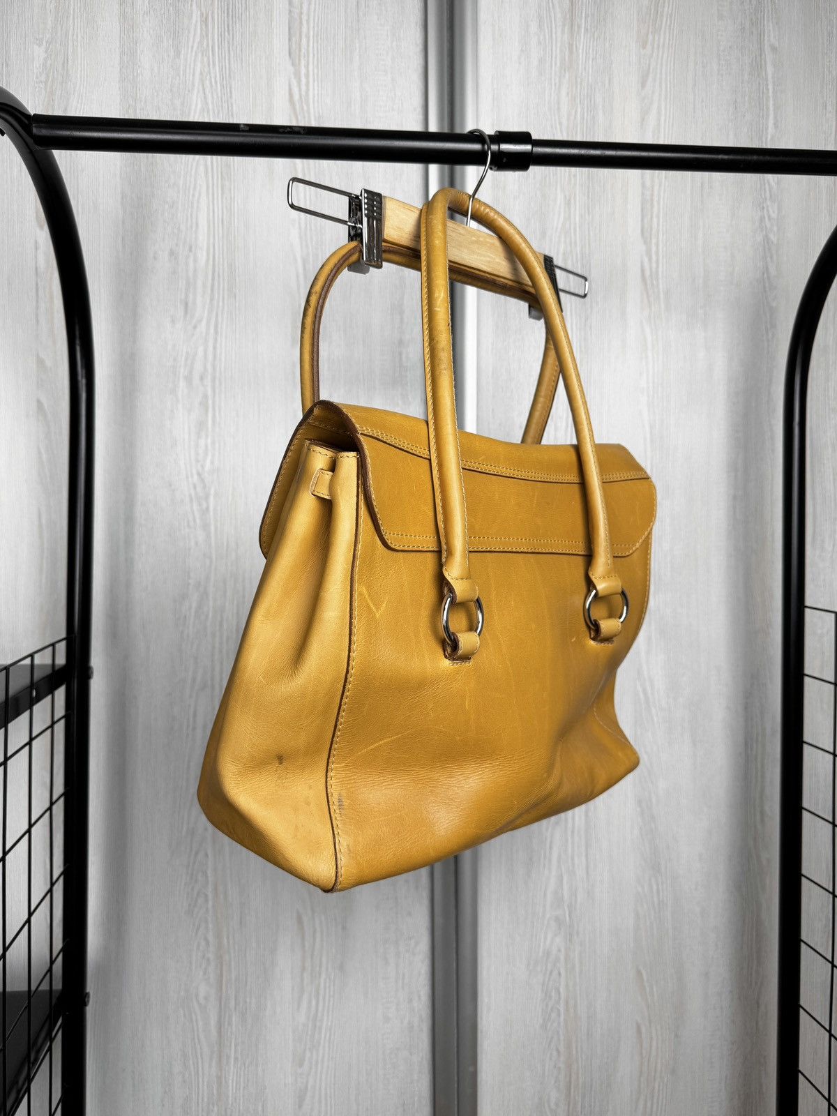 Bogner Bogner Beige Brown Genuine Leather Satchel Shoulder bag Size ONE SIZE - 12 Thumbnail