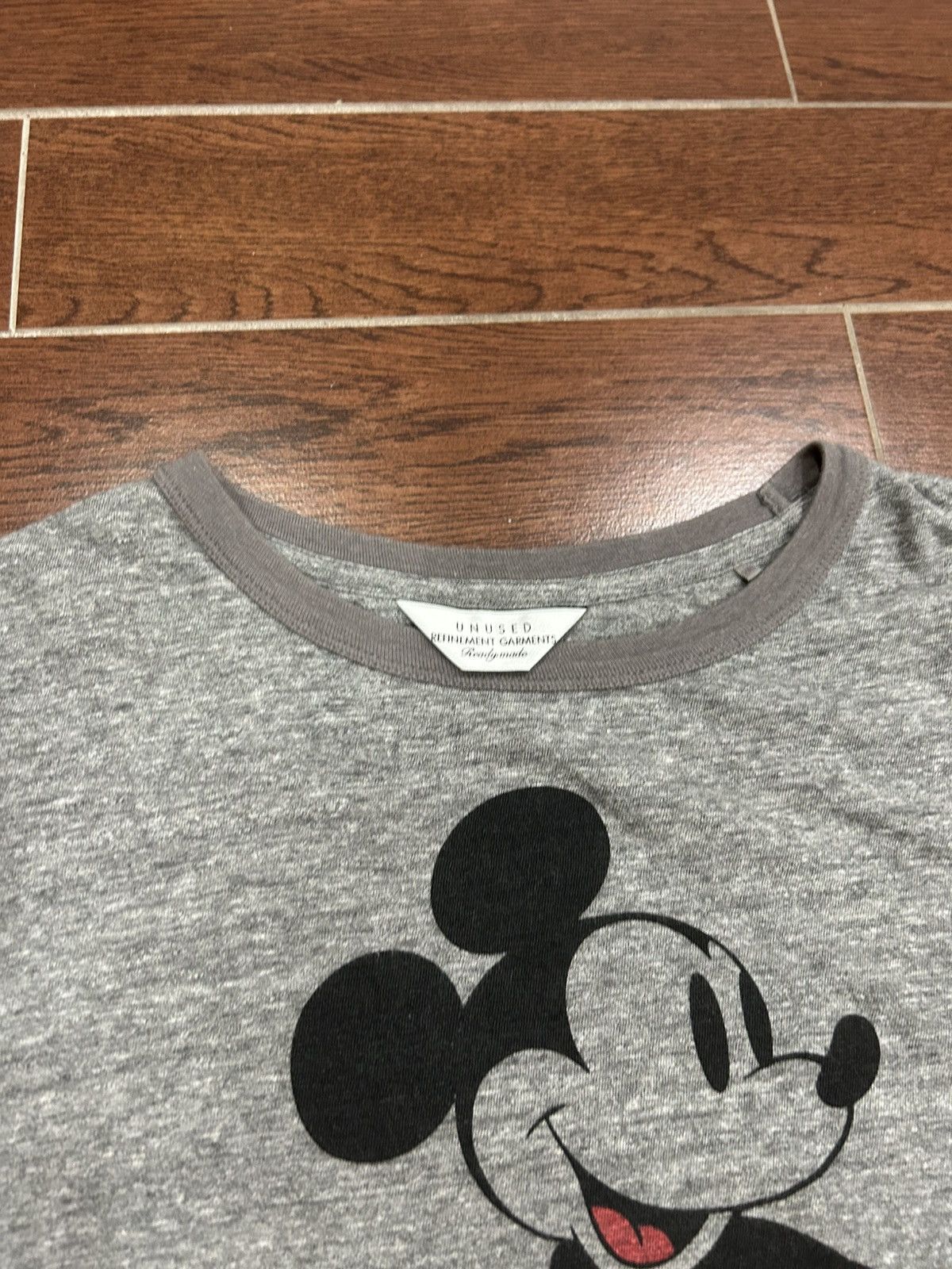 Disney Unused X Mickey Disney Faded vintage ringer t shirt Size US M / EU 48-50 / 2 - 2 Thumbnail