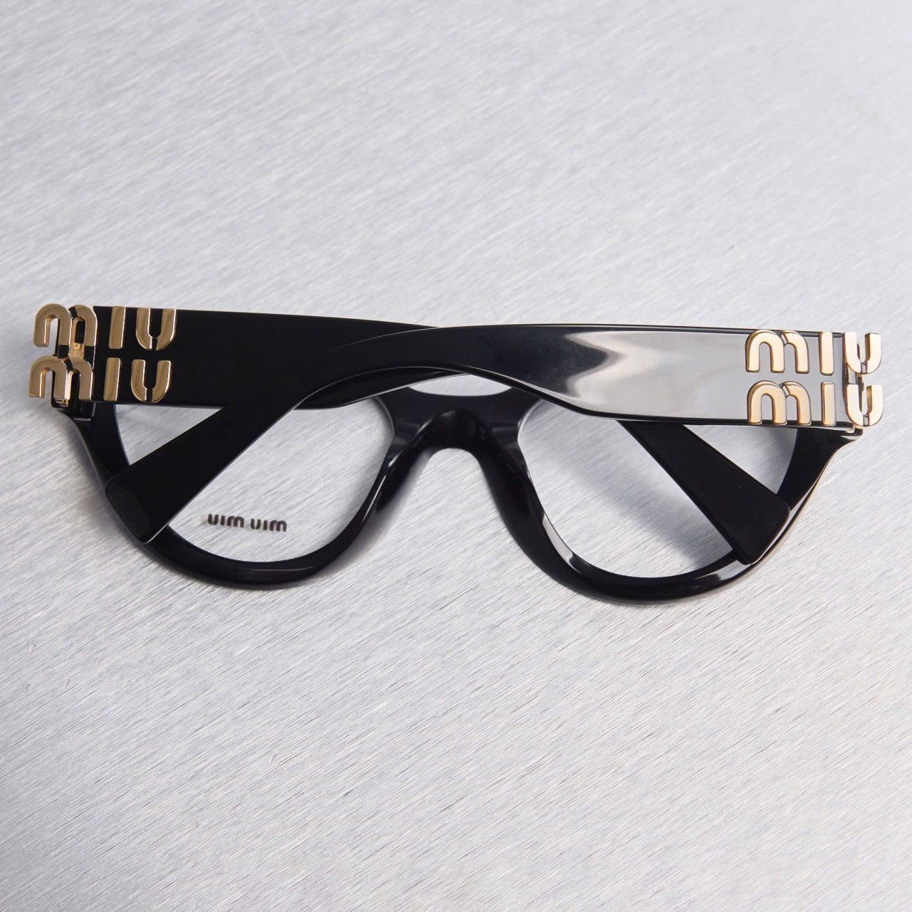 Miu Miu MIU MIU 0MU 01VV 1AB1O1 GLASSES Size ONE SIZE - 7 Thumbnail
