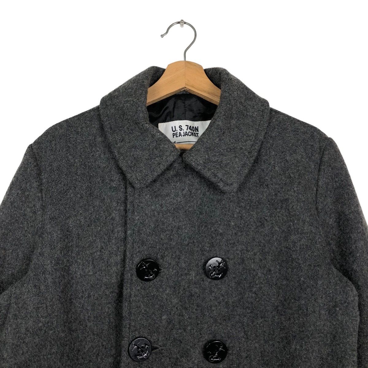 Schott 🔥Double Collar U.S.740N Pea Jacket Schott Made in USA Size US S / EU 44-46 / 1 - 3 Thumbnail