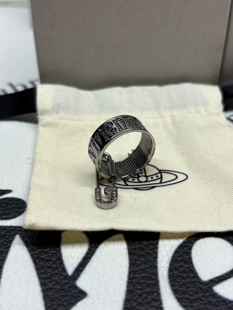 Vivienne Westwood Vivienne Westwood sizeS Don't Bother Ring-Gun Grey Size ONE SIZE - 4 Thumbnail