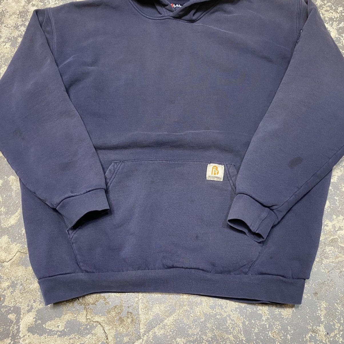Carhartt × Vintage Vintage Bocomal Fr Fire Retardant Navy hoodie Sweatshirt Size US XL / EU 56 / 4 - 6 Thumbnail