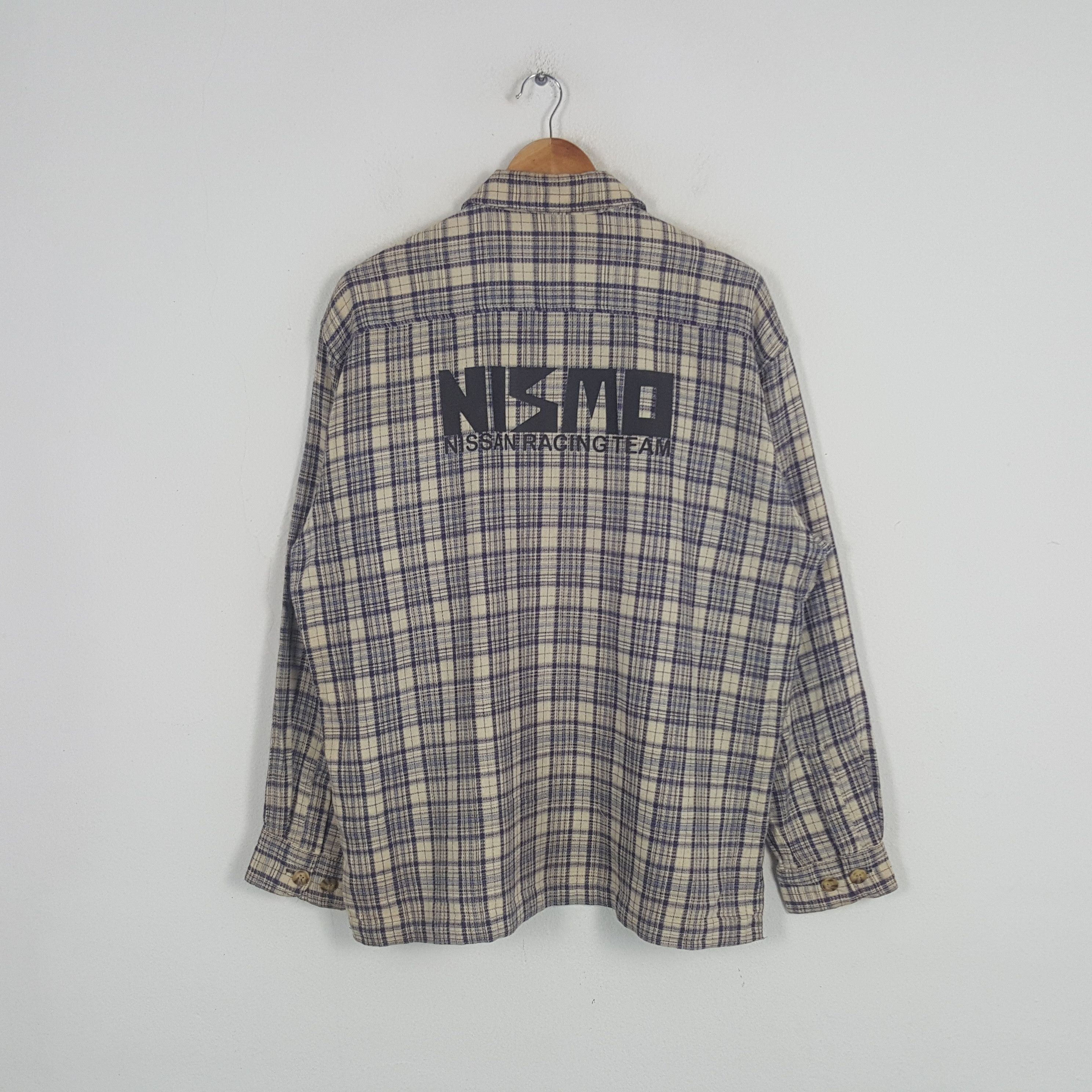 Japanese Brand × Vintage Vintage Lucky Strike Nismo Nissan Racing Team Shirt Jacket Size US L / EU 52-54 / 3 - 1 Thumbnail