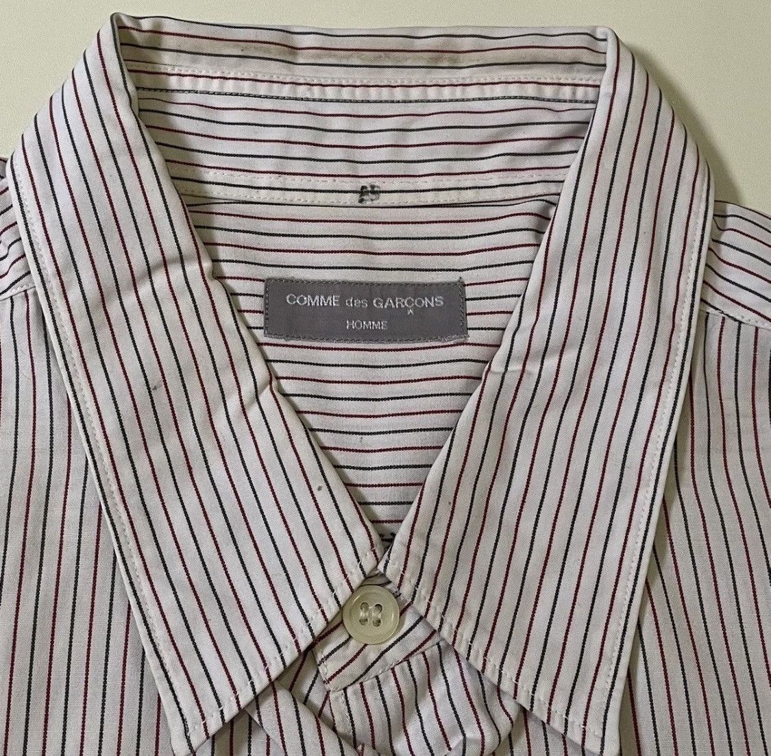 Comme des Garcons Cdg homme AD2000 multicolor striped button up shirt Size US M / EU 48-50 / 2 - 4 Thumbnail
