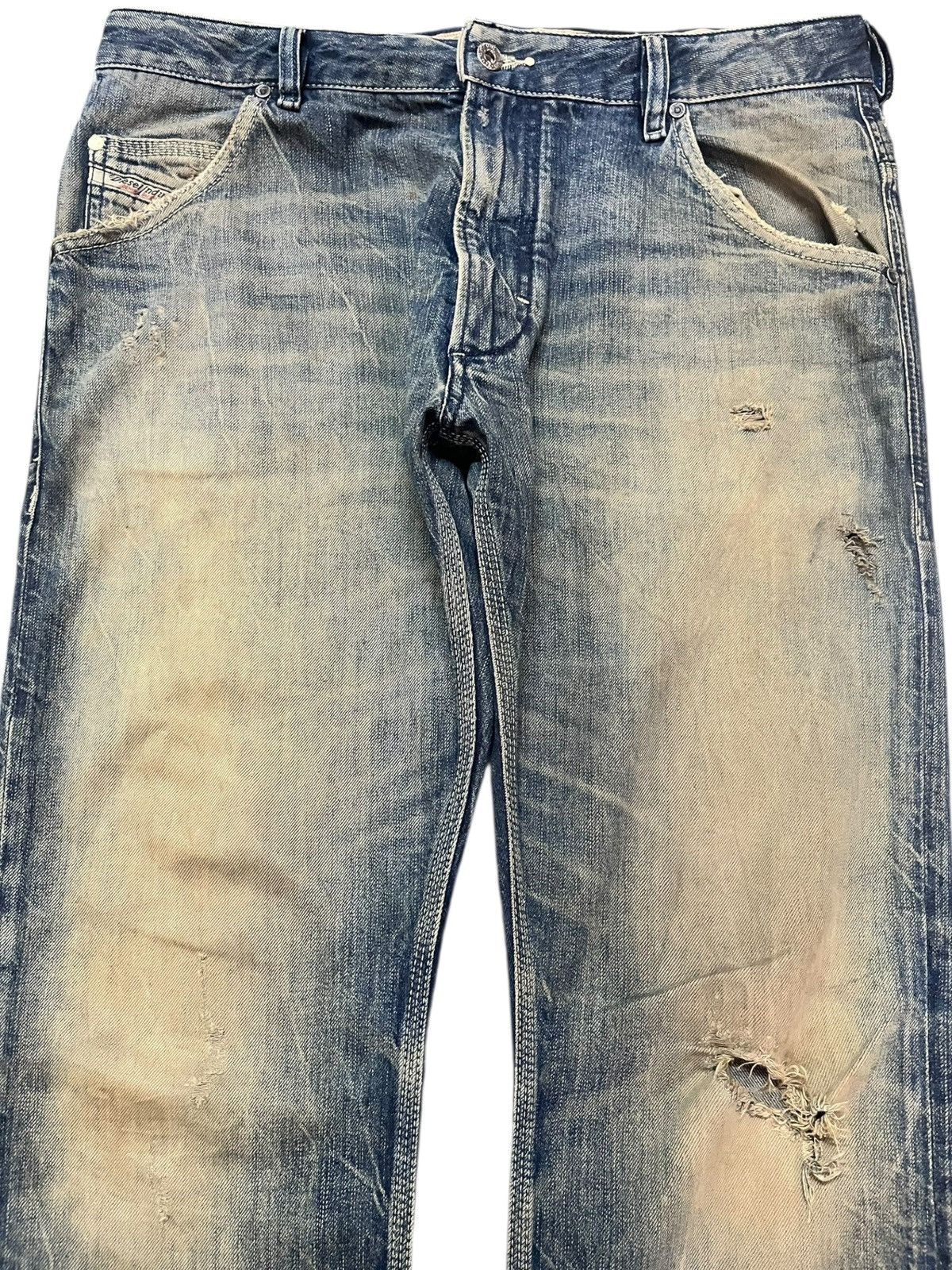 Diesel Vintage Diesel Krooley Mudwash Distressed Denim Size US 35 - 2 Thumbnail
