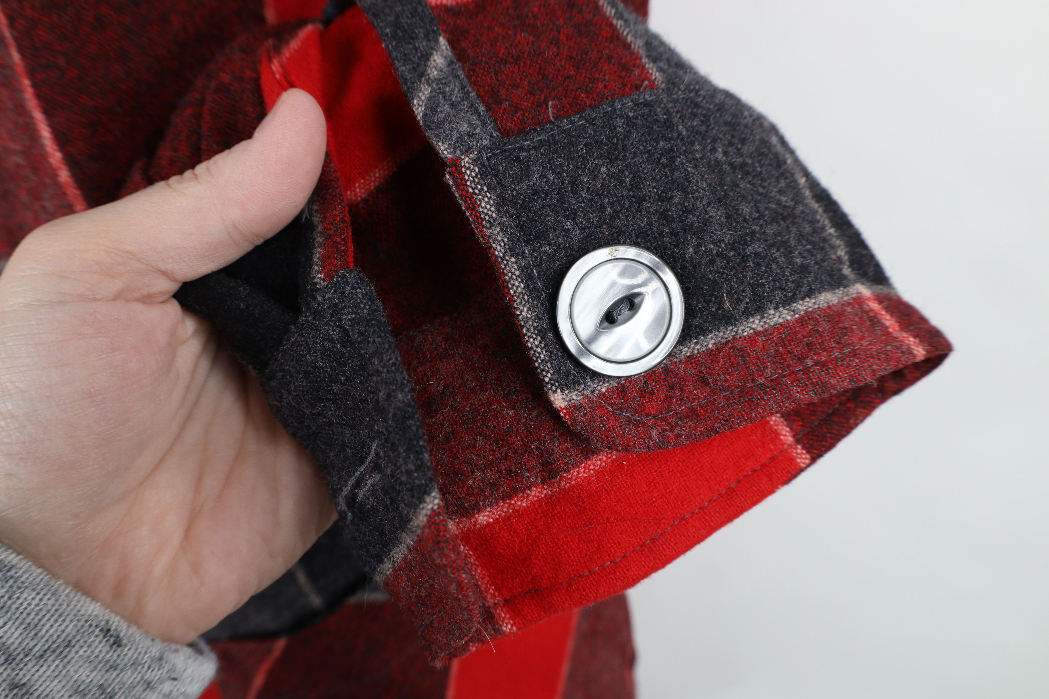 Pendleton × Vintage Vintage 90s Pendleton Wool Button Shirt Jacket Jac Shirt Size L / US 10 / IT 46 - 4 Thumbnail