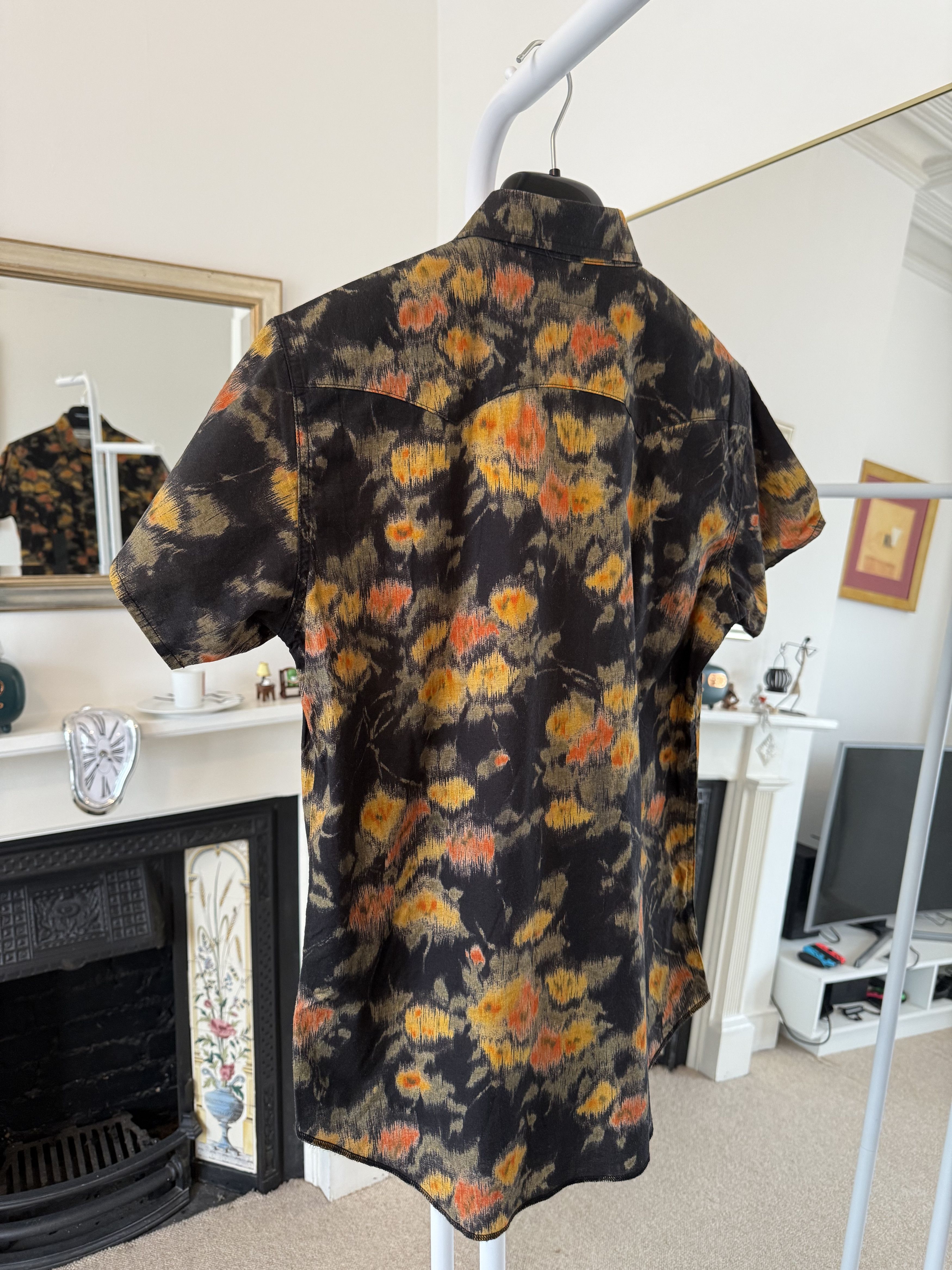 Saint Laurent Paris SS21 Saint Laurent Western Floral Short Sleeve Shirt Size US M / EU 48-50 / 2 - 4 Thumbnail