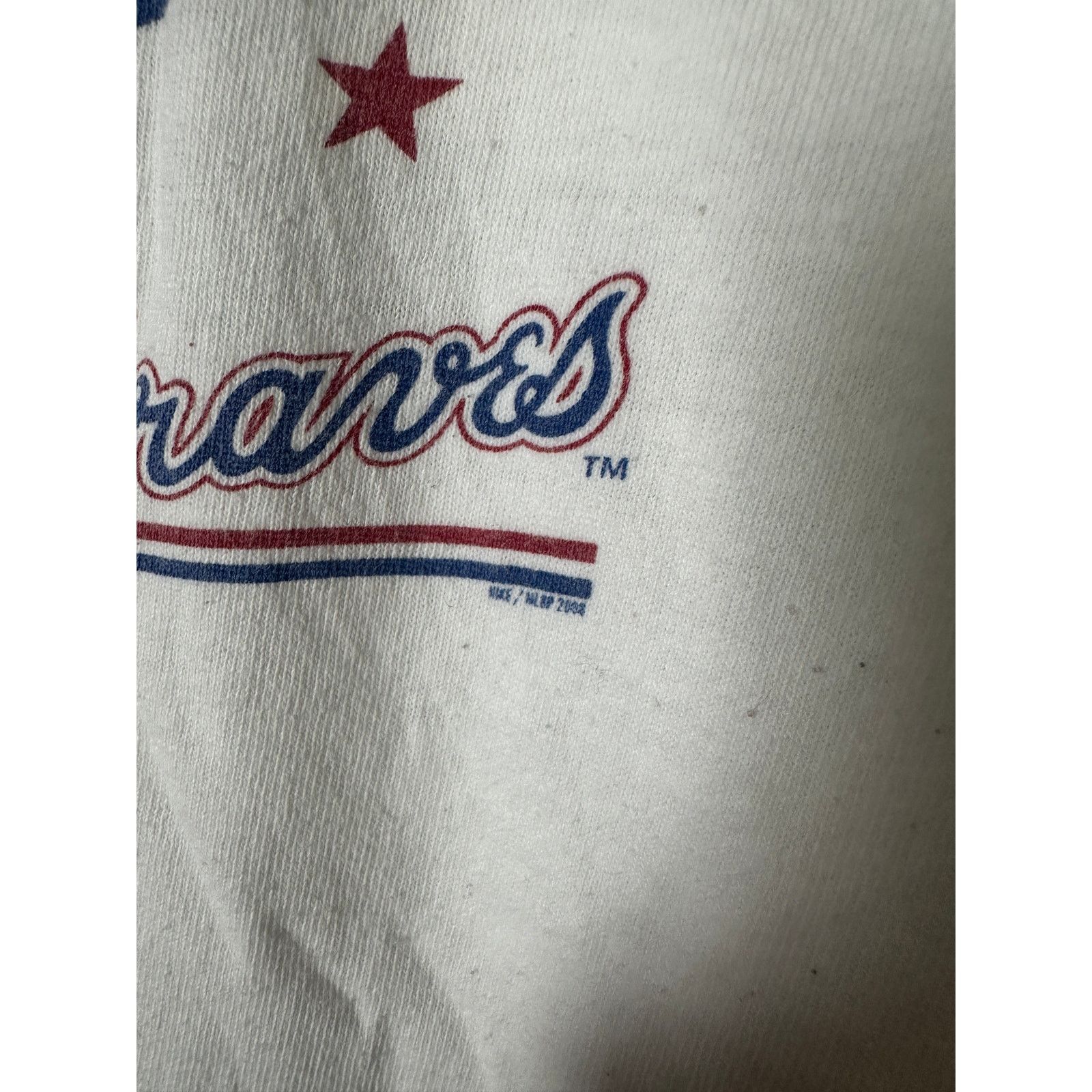 MLB × Nike × Vintage Vintage 2004 Nike Atlanta Braves T-Shirt - XL Size US XL / EU 56 / 4 - 3 Thumbnail