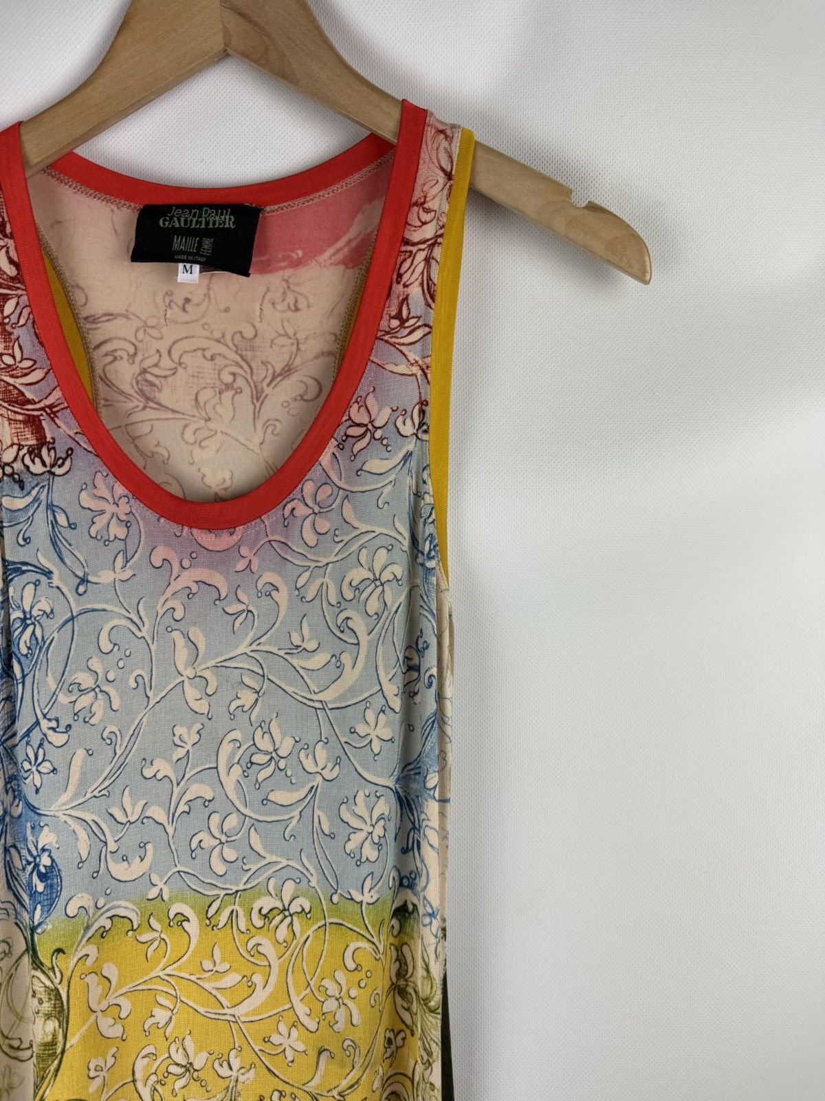 Jean Paul Gaultier Jean Paul Gaultier Vintage 90s Patterned Bodycon Maxi Dress Size M / US 6-8 / IT 42-44 - 4 Thumbnail