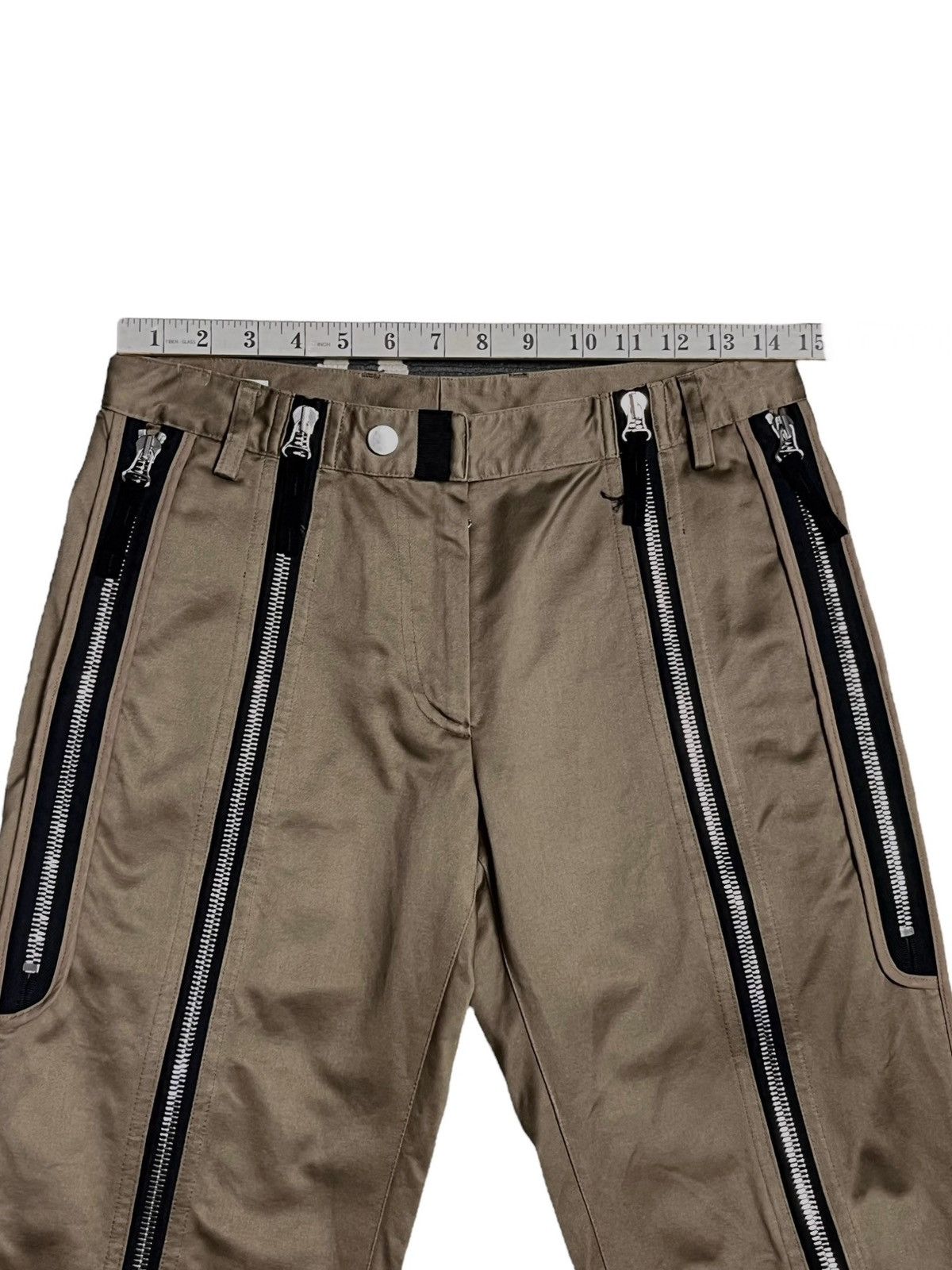 Dries Van Noten Dries Van Noten Multi-Zip Cotton Pants - Rare Archive Size US 28 / EU 44 - 24 Thumbnail