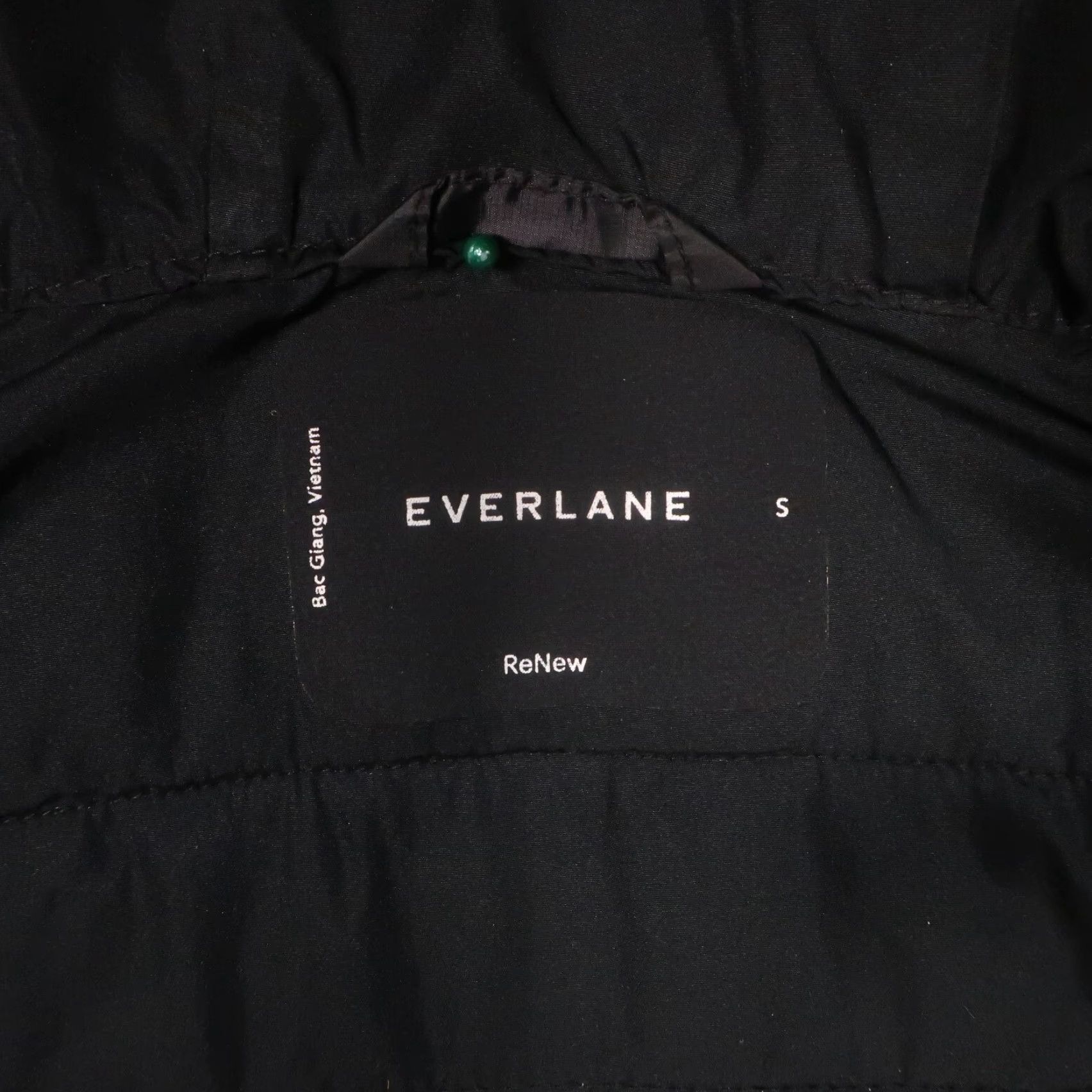 Everlane Everlane ReNew Lightweight Puffer Jacket Womens S Hooded 1/2 Zip Size S / US 4 / IT 40 - 3 Thumbnail