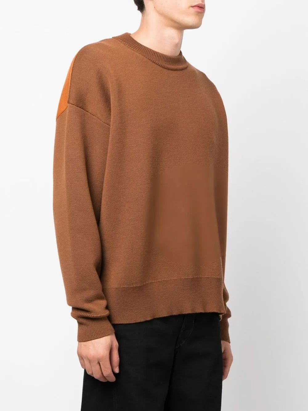 Palm Angels o1y0325 Logo Crewneck Sweater in Brown Size US S / EU 44-46 / 1 - 2 Thumbnail