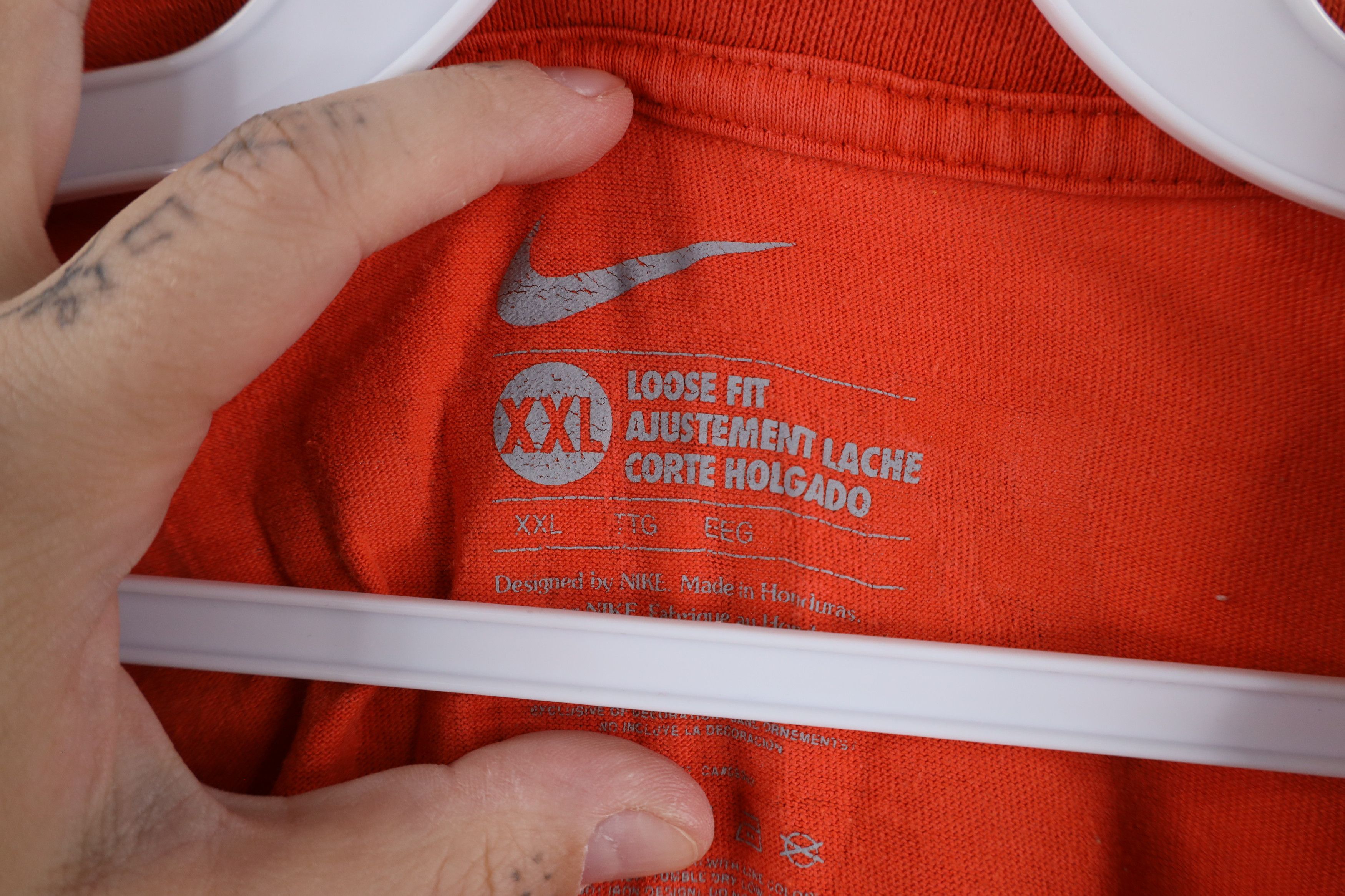 Nike × Vintage Vintage Nike Swoosh University of Florida Football T-Shirt Size US XXL / EU 58 / 5 - 8 Thumbnail