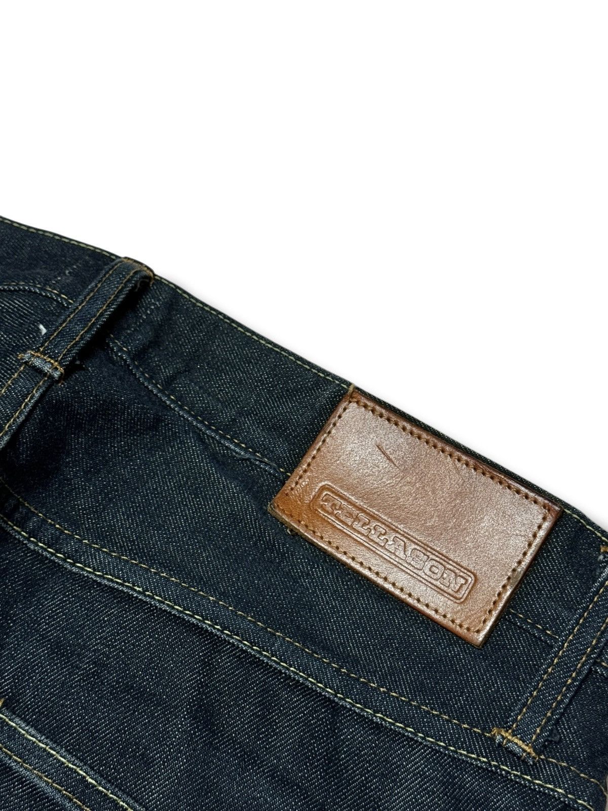 Tellason Tellason Japan Selvage Elgin White Oak Cone Denim Pants Size US 31 - 15 Thumbnail