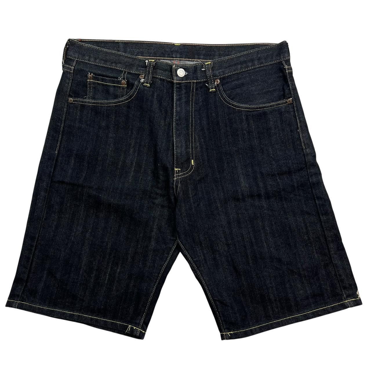 Japanese Brand Sugoi Embroidered Dragon Japanese Denim Shorts - Waist 36 Size US 36 / EU 52 - 5 Thumbnail