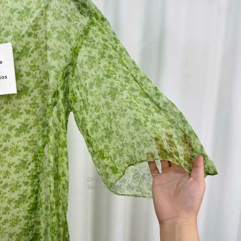 Acne Studios Acne Studios Silk floral double-layered dress Size XS / US 0-2 / IT 36-38 - 4 Thumbnail