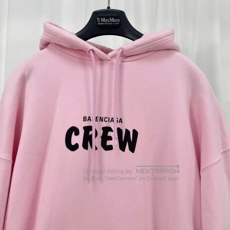 Balenciaga Balenciaga Crew Print Hoodie. Size US S / EU 44-46 / 1 - 3 Thumbnail