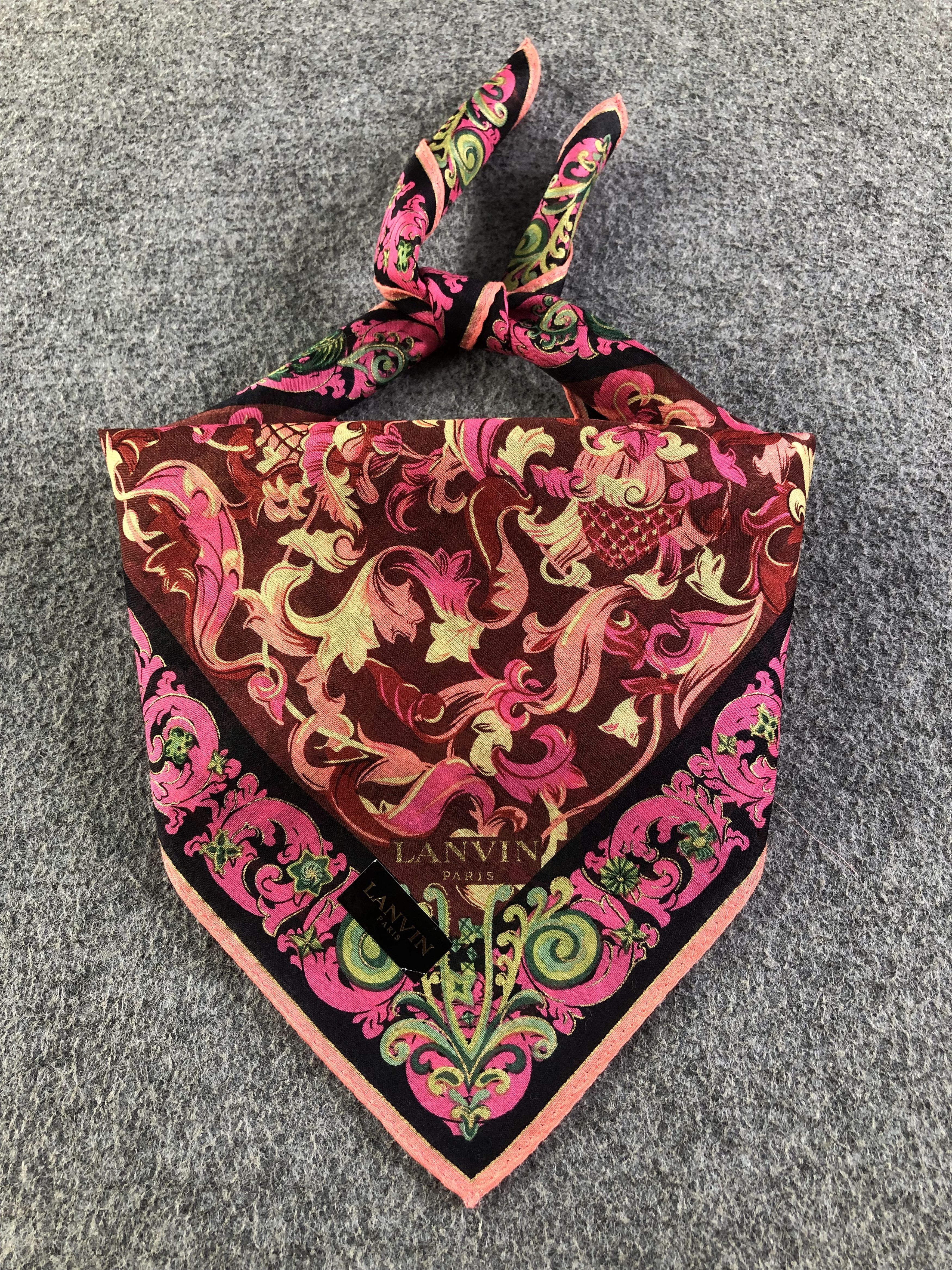 Lanvin Lanvin Handkerchief / Bandana / Neckerchief C333 Size ONE SIZE - 1 Thumbnail