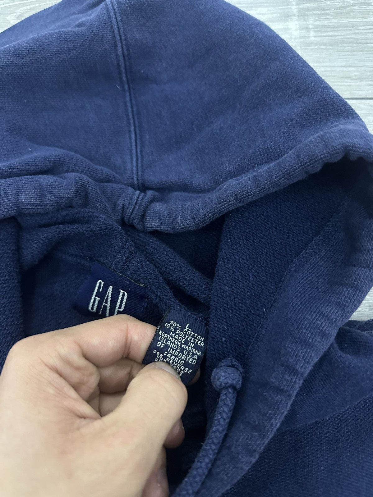 Gap Gap Vintage Boxy Fit Made in USA 90s Sun-faded Hoodie Size US L / EU 52-54 / 3 - 7 Thumbnail