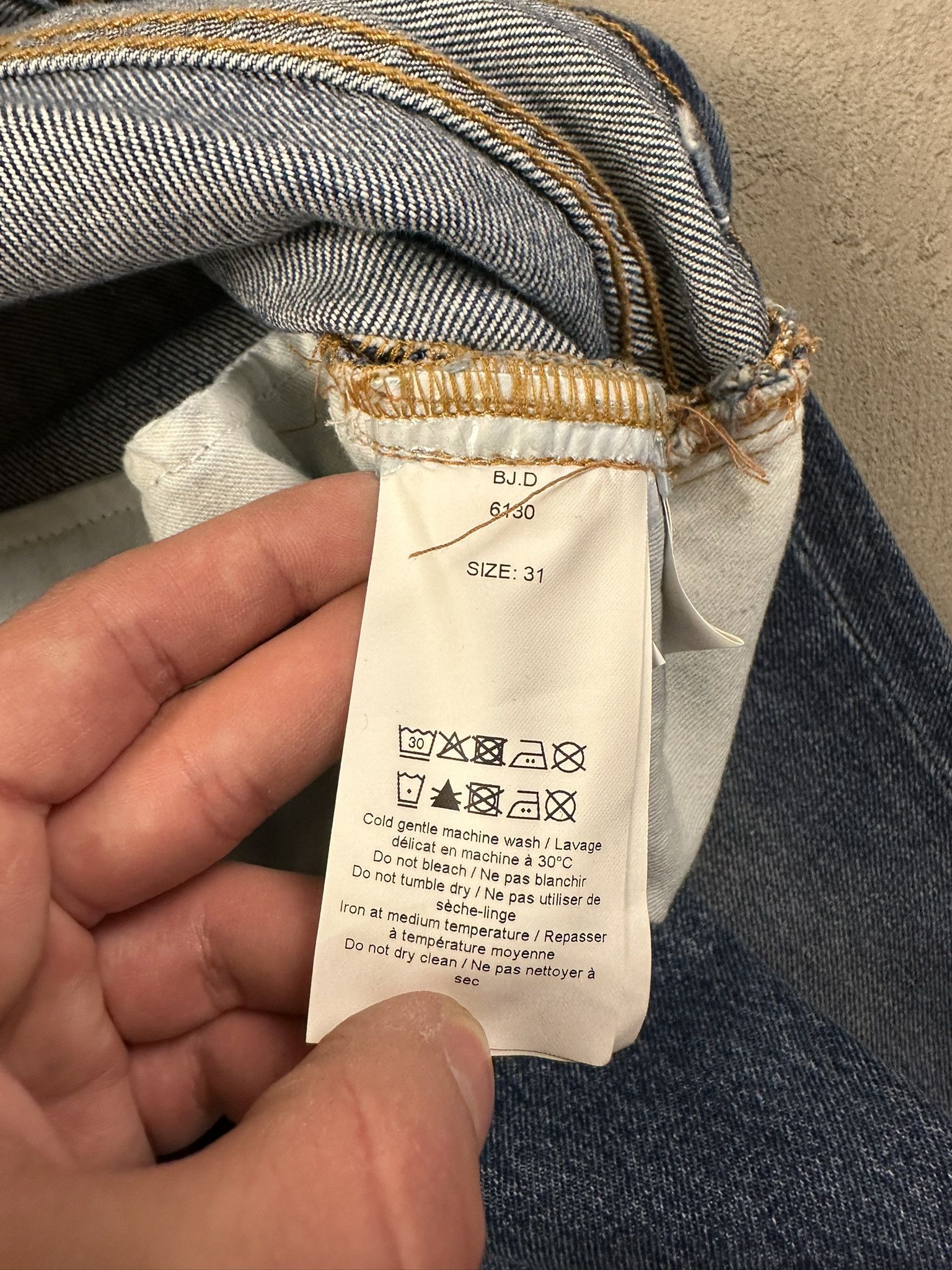 Other Ganni Oversized Denim Faded Pants Size US 31 - 9 Thumbnail