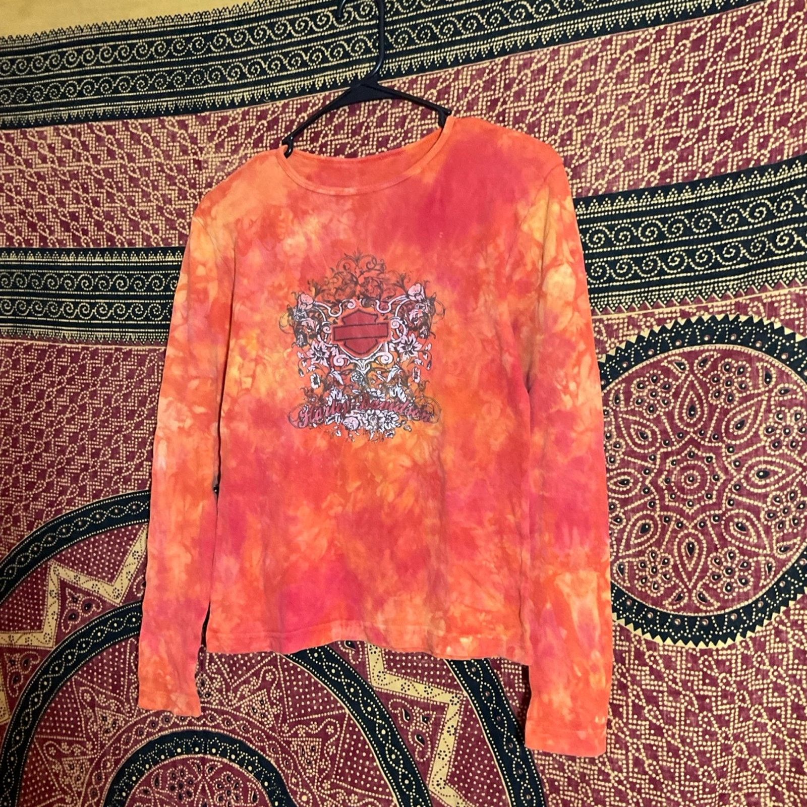 Harley Davidson Harley Davidson Vintage Tie Dye Shirt Size M / US 6-8 / IT 42-44 - 3 Thumbnail