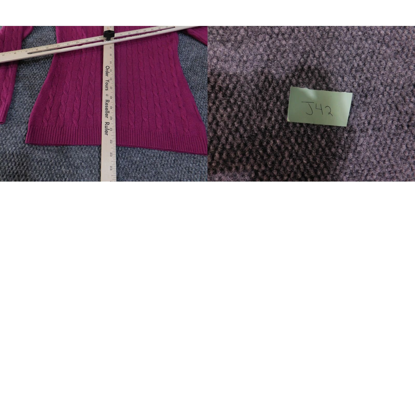 Loft LOFT Ann Taylor Sweater Womens Small Petite Pink Cable Knit Pullover Rabbit Hair Size S / US 4 / IT 40 - 9 Thumbnail