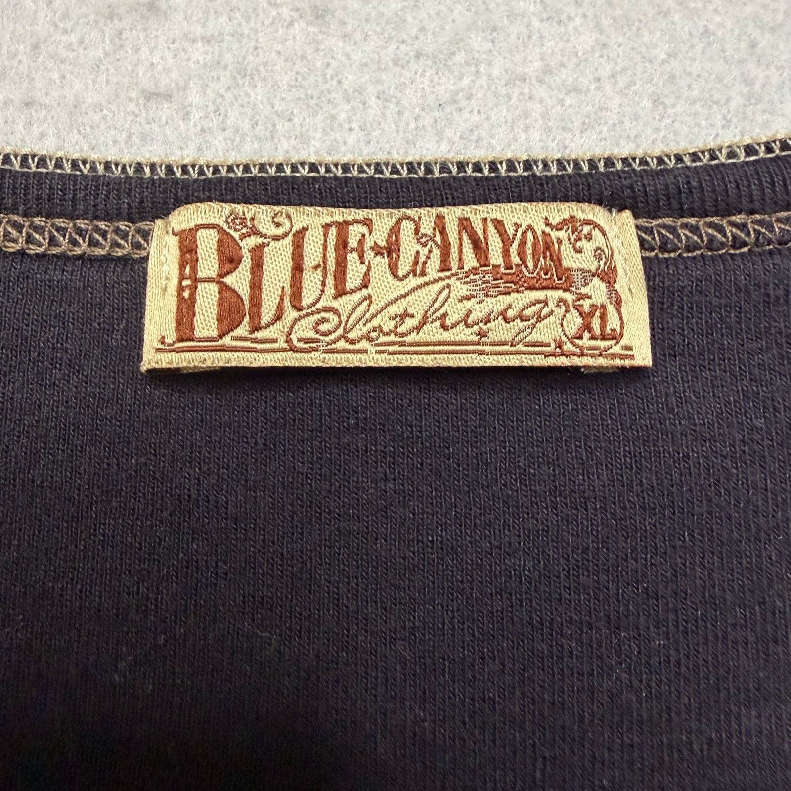 Vintage Blue Canyon Venice Italy Graphic Top Women’s XL Brown 3/4 Size XL / US 12-14 / IT 48-50 - 3 Thumbnail