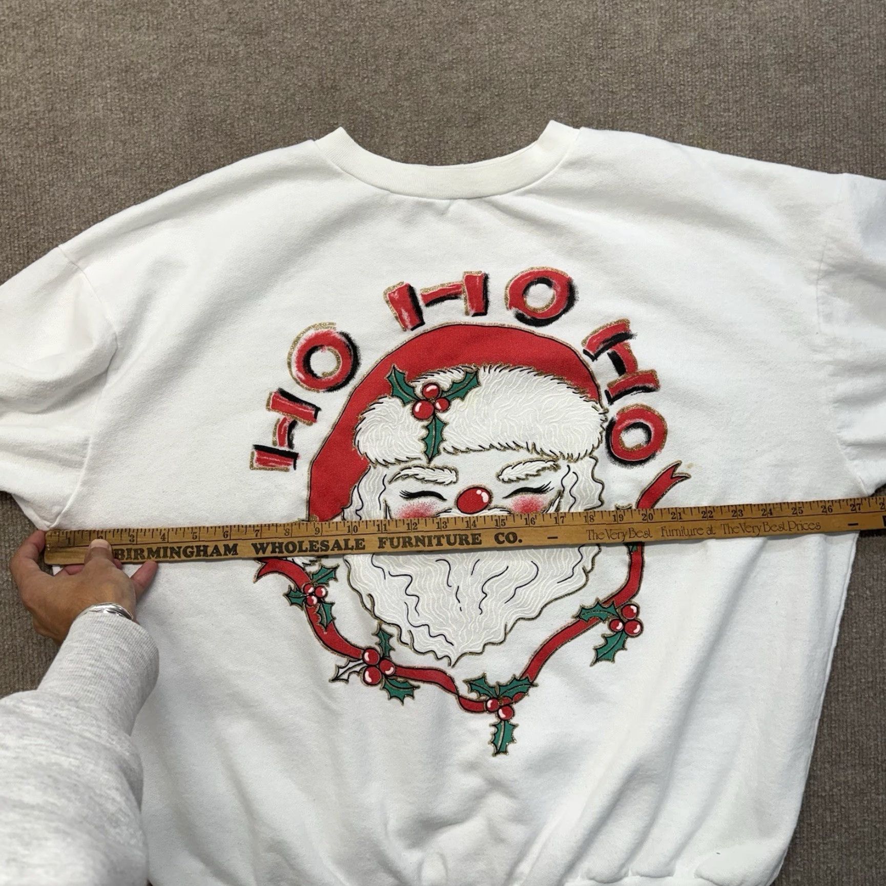 Vintage VINTAGE Santa Ugly Christmas Sweatshirt Mens XL Short Sleeve Fleece 80s Merry Size US XL / EU 56 / 4 - 5 Thumbnail