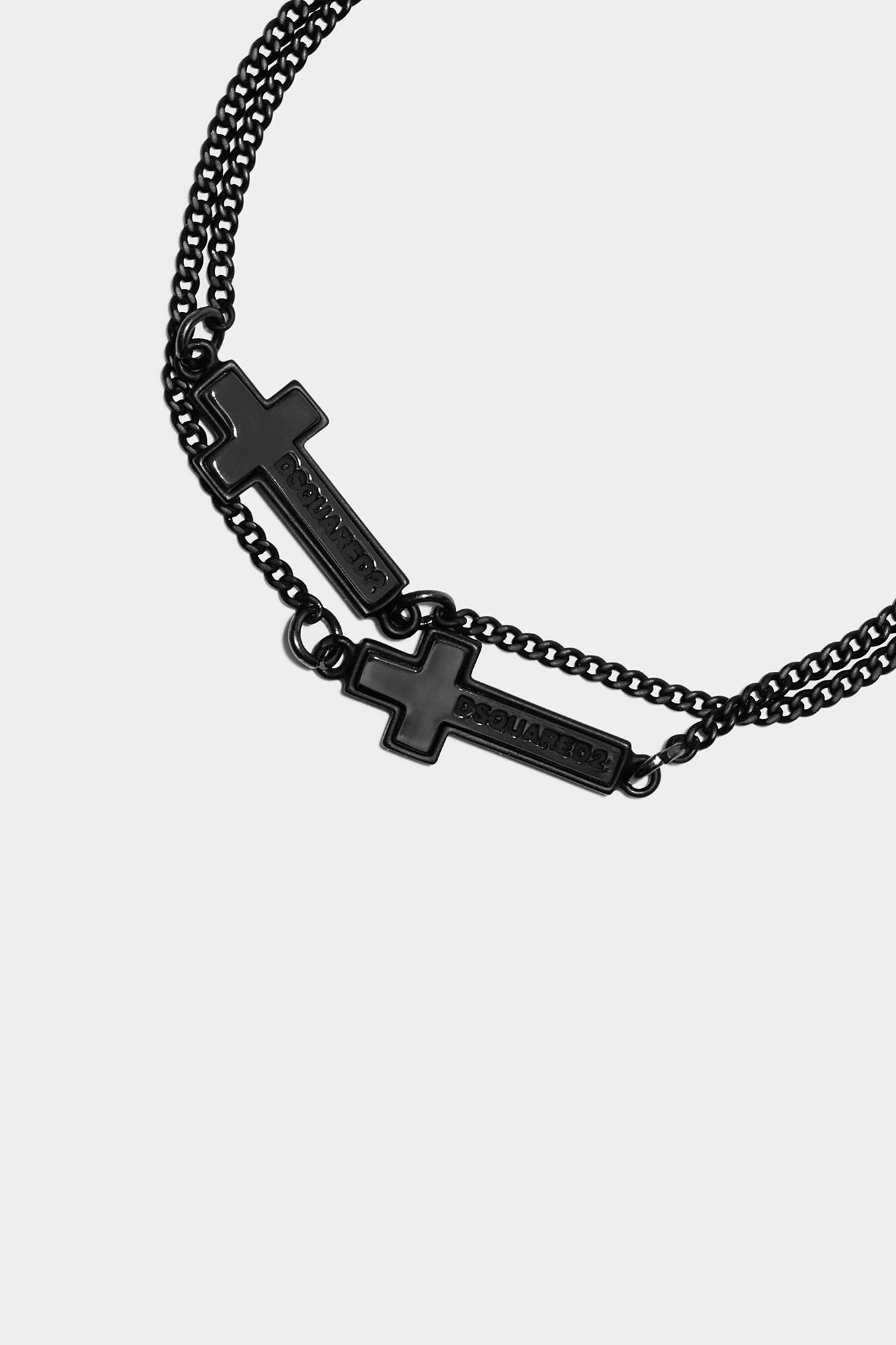 Dsquared2 Double Cross Jesus Bracelet - Size Small 18-21cm Size ONE SIZE - 2 Thumbnail