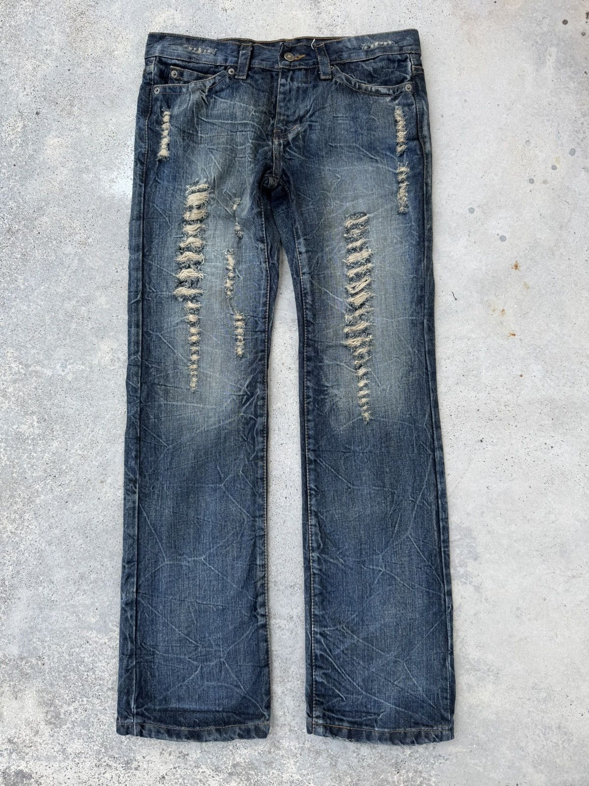If Six Was Nine 2000s Archive Japanese Brand Grunge ifsixwasnine Style Jeans Size US 34 / EU 50 - 3 Thumbnail