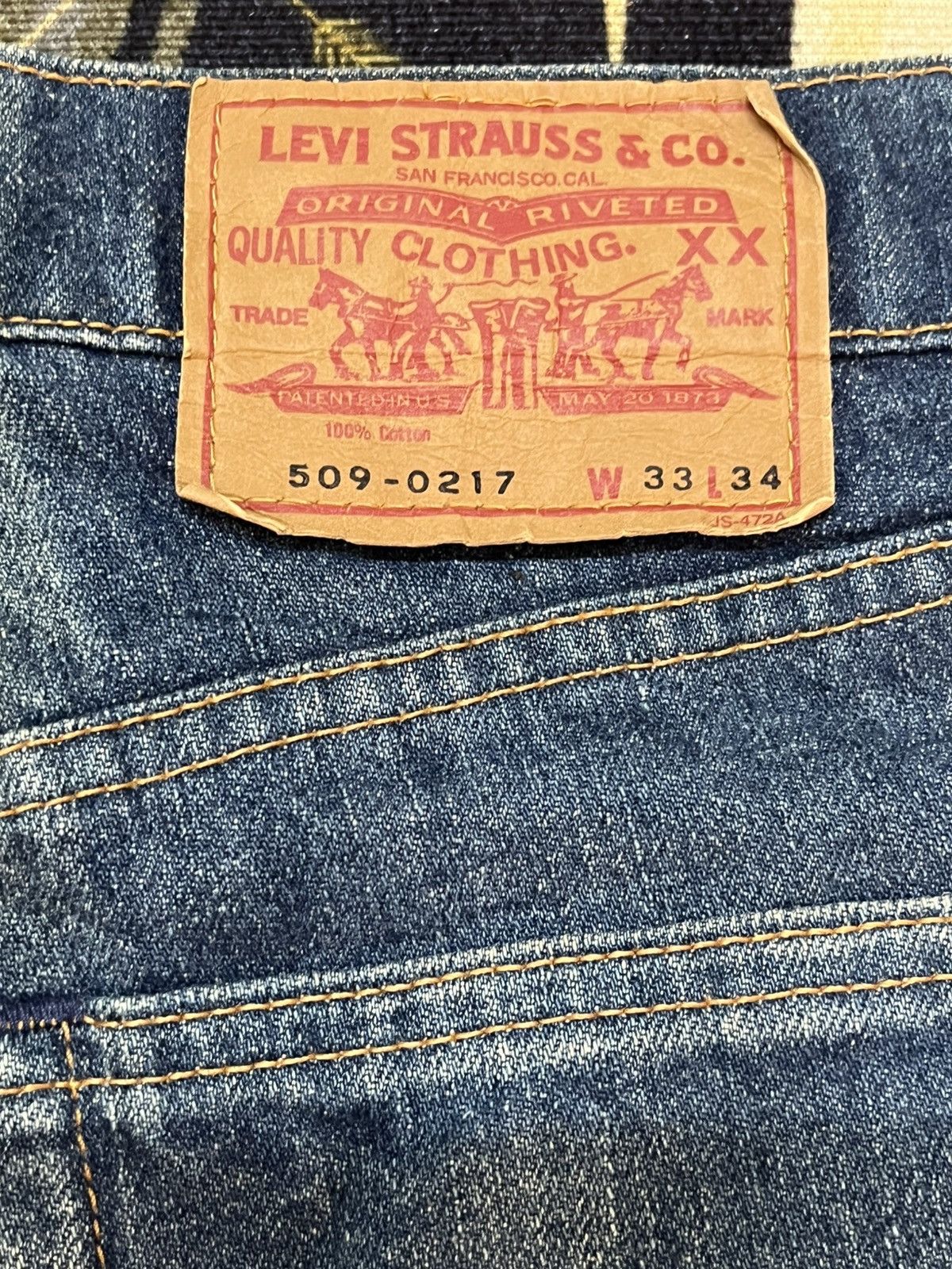 LVC × Levi's × Levi's Vintage Clothing Vintage Levi’s 509-0217 Baggy Grunge Denim Size US 31 - 9 Thumbnail