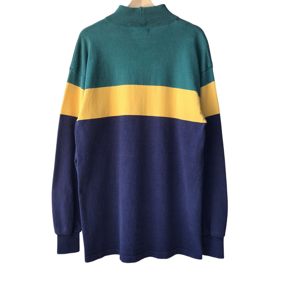 L.L. Bean × Vintage L.L Bean USA Vintage 1990s Turtle Neck Outdoor Sweatshirt Size US L / EU 52-54 / 3 - 2 Thumbnail
