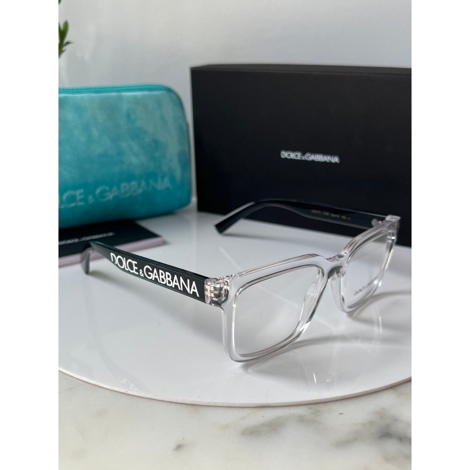 Dolce & Gabbana NEW Dolce Gabbana DG5101 Clear Logo Eyeglasses Frames Size ONE SIZE - 6 Thumbnail