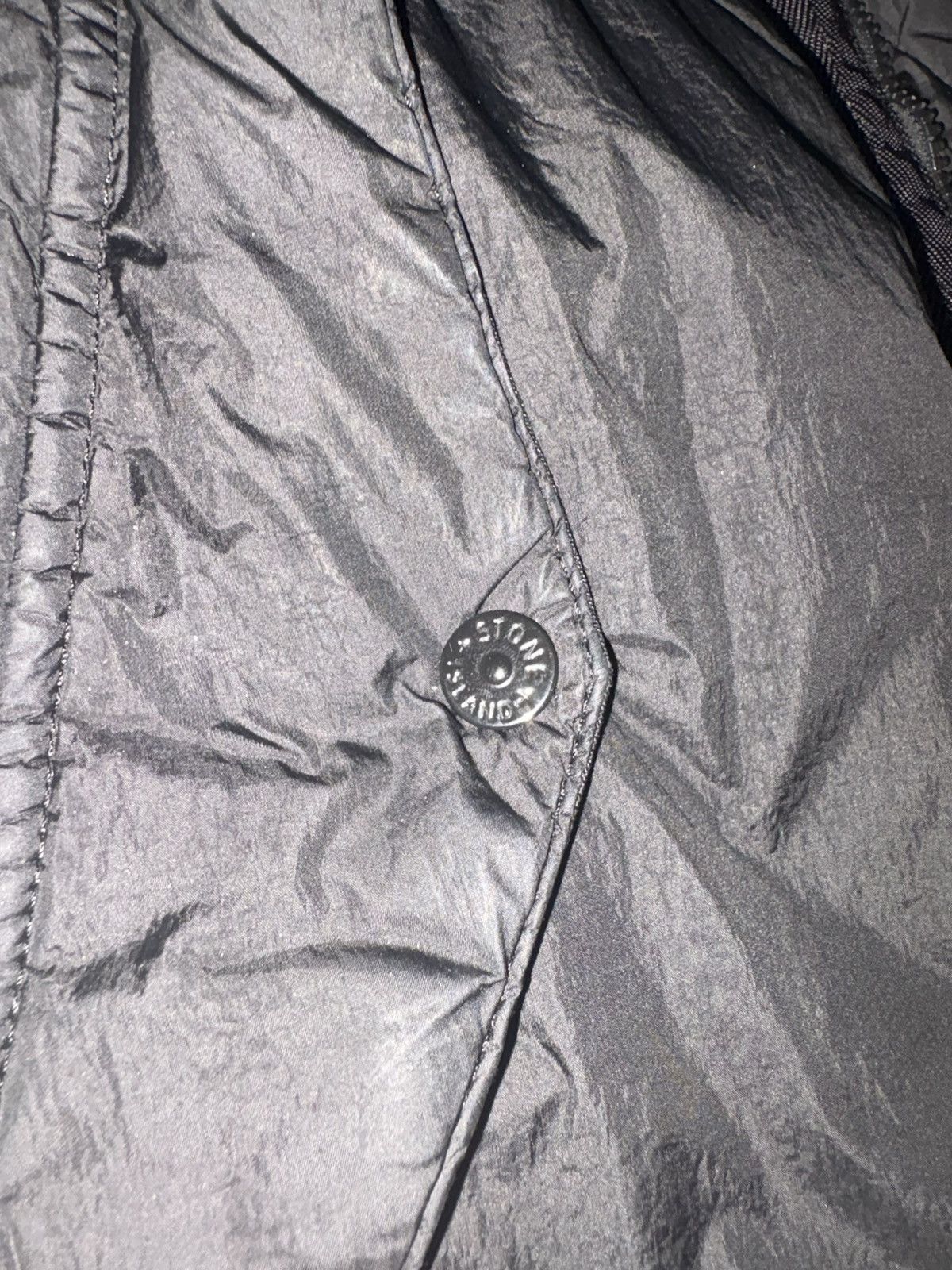 Stone Island Stone Island Garment Dyed Crinkle NY Down Jacket-Black Small Size US S / EU 44-46 / 1 - 12 Thumbnail