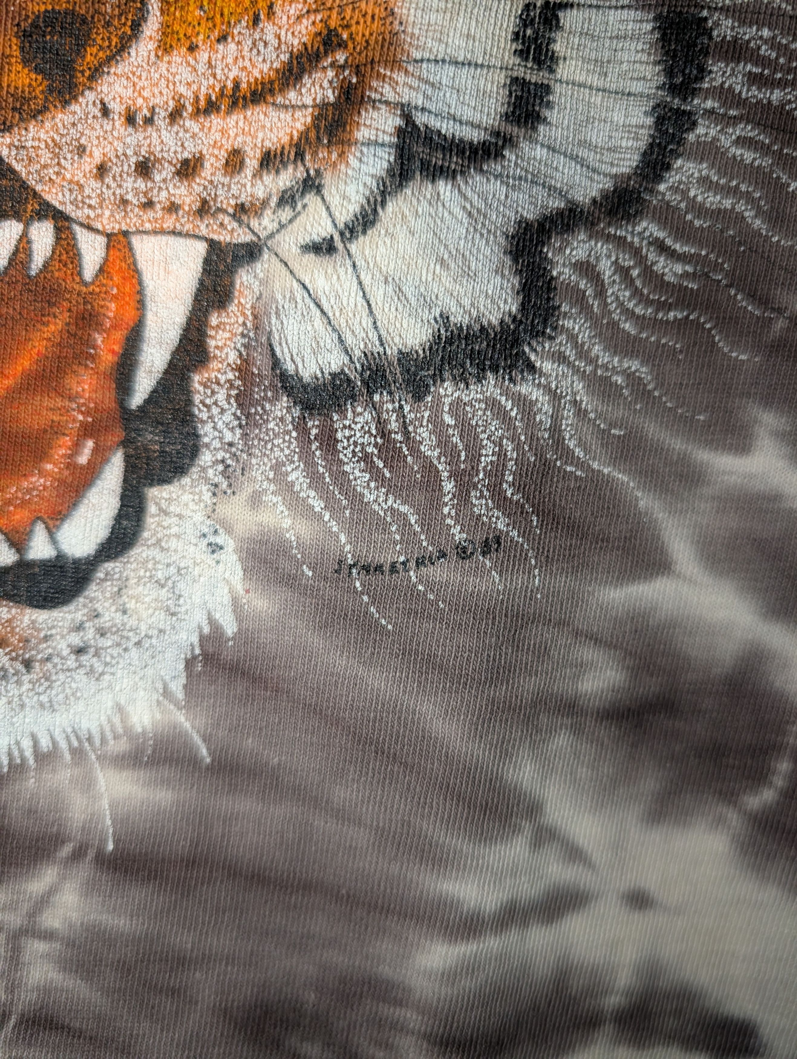 Arts & Science VTG Symmetria Tiger Face Tie Dye Graphic T Shirt California Size US XL / EU 56 / 4 - 3 Thumbnail