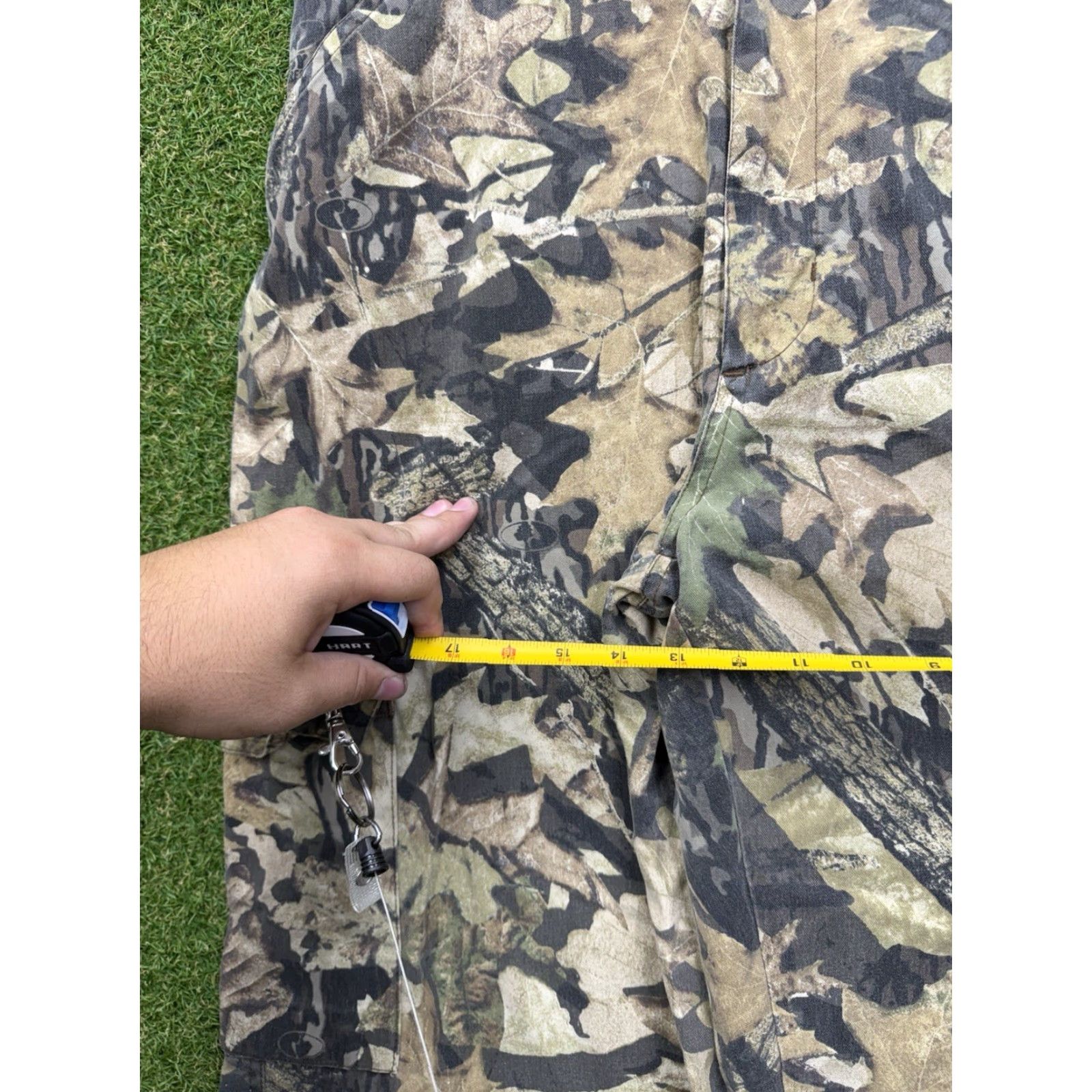 Jerzees VINTAGE Jerzees Outdoors Pants Mens Large Camouflage Mossy Oak Cargo Hunting Workwear Nepal Size US 33 - 6 Thumbnail