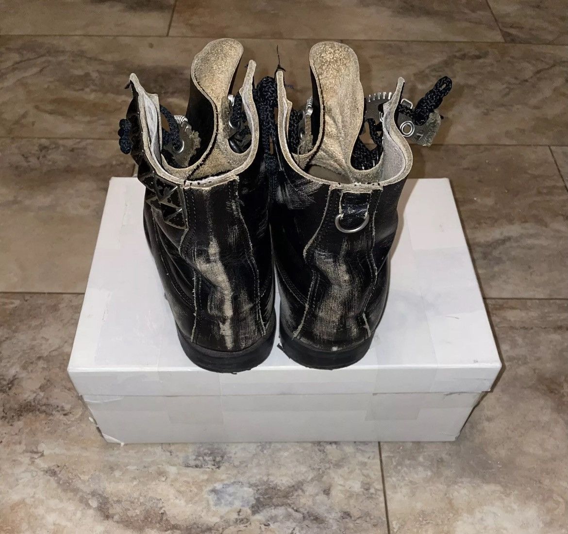 Undercover Undercover SS06 “T” Zip Studded Boots Black Size 10.5 Size US 10.5 / EU 43-44 - 4 Thumbnail