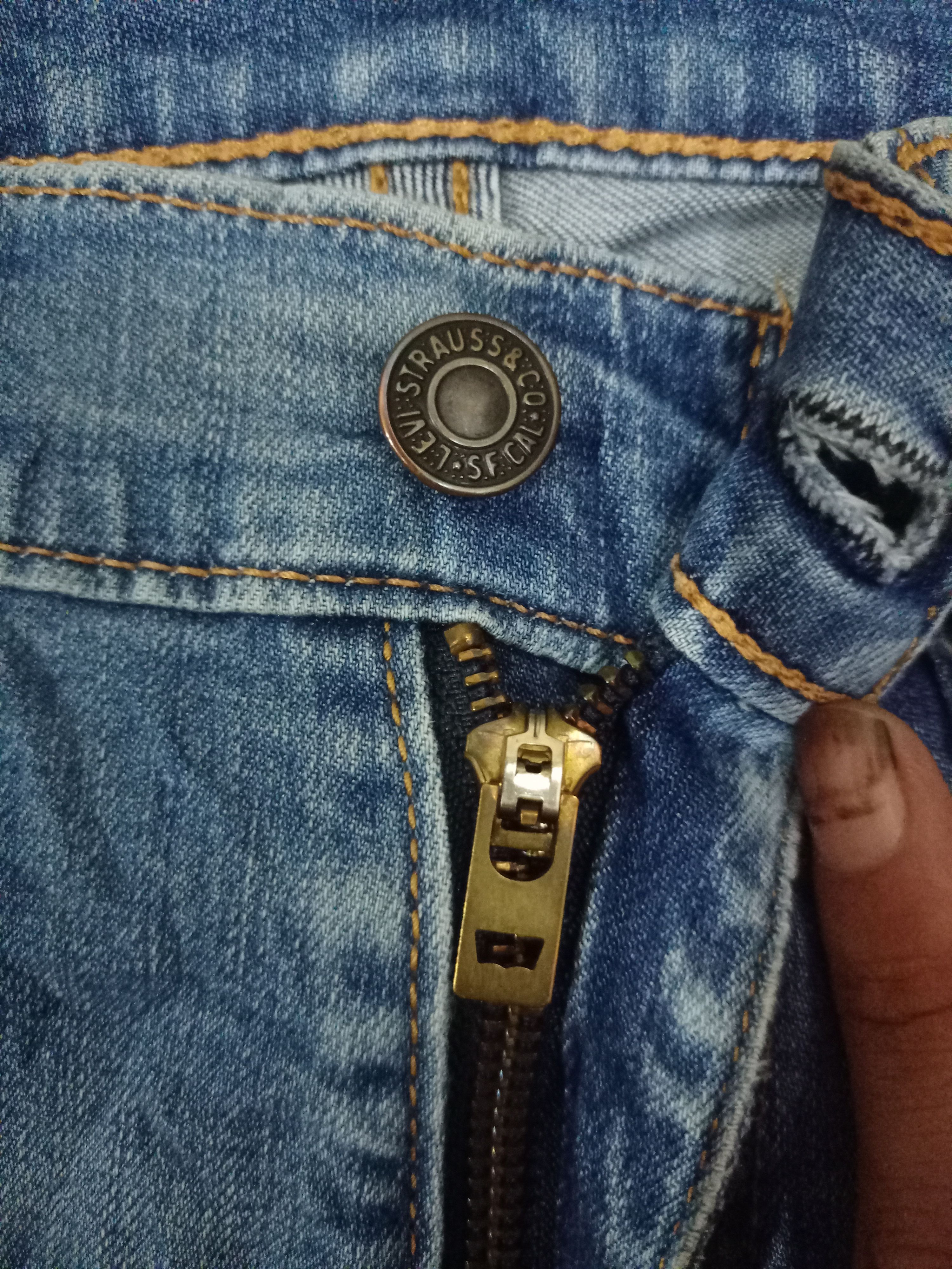Levi's × Levi's Vintage Clothing Vintage Levis 505 Western Blue Wash Distressed Jeans 30x27 Size US 30 / EU 46 - 3 Thumbnail